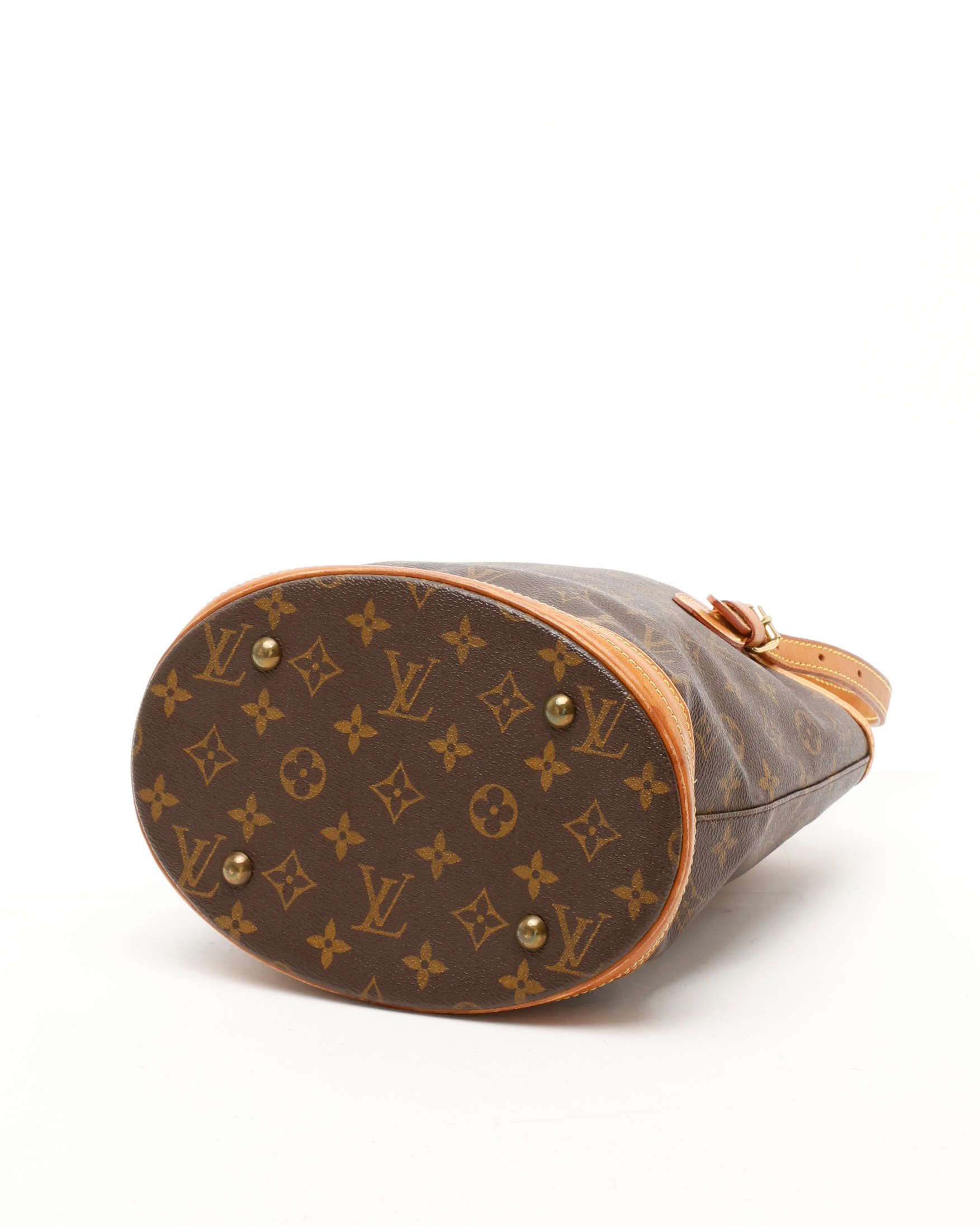 Pre-owned Louis Vuitton Monogram Bucket Pm Bag