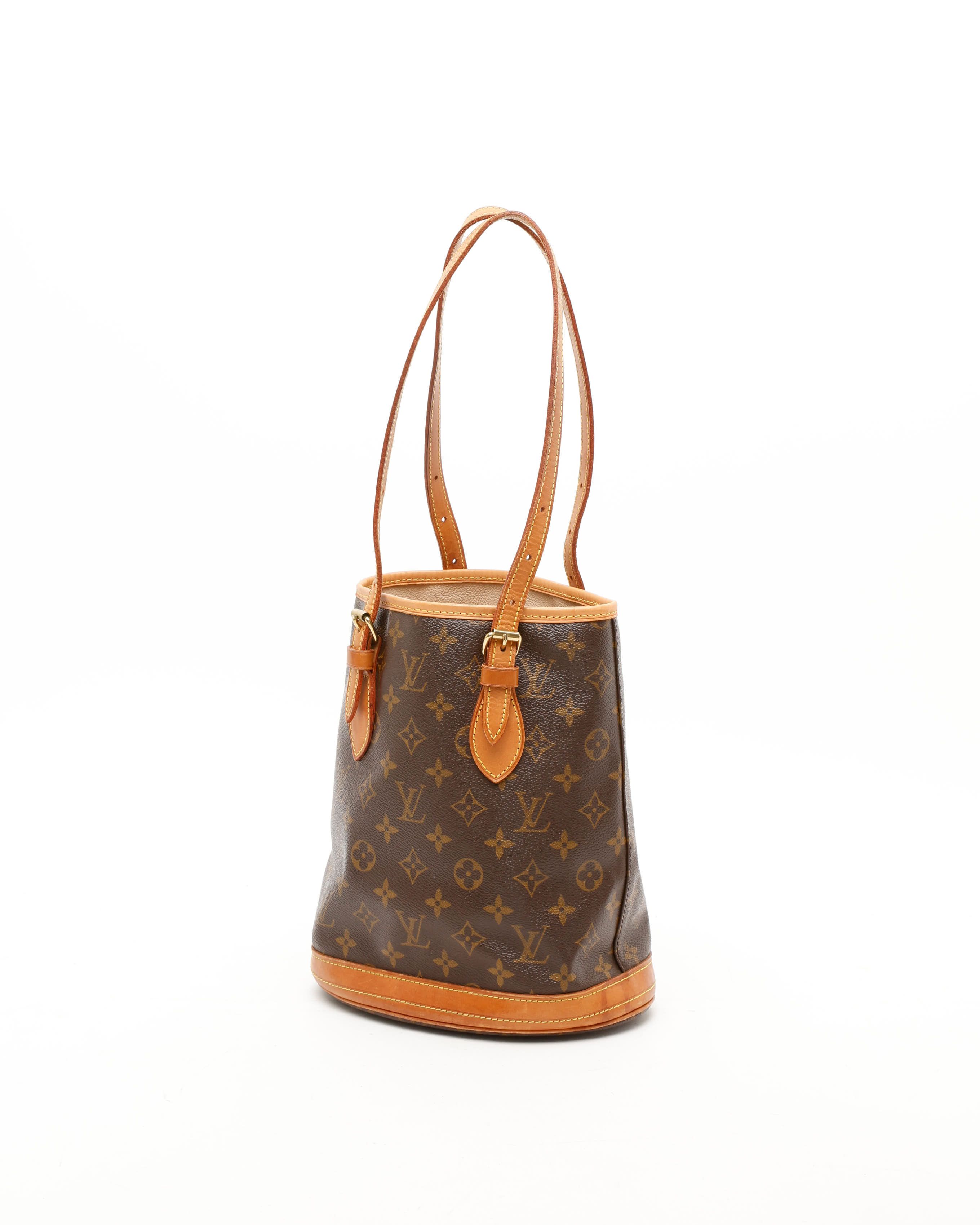 Pre-owned Louis Vuitton Monogram Bucket Pm Bag