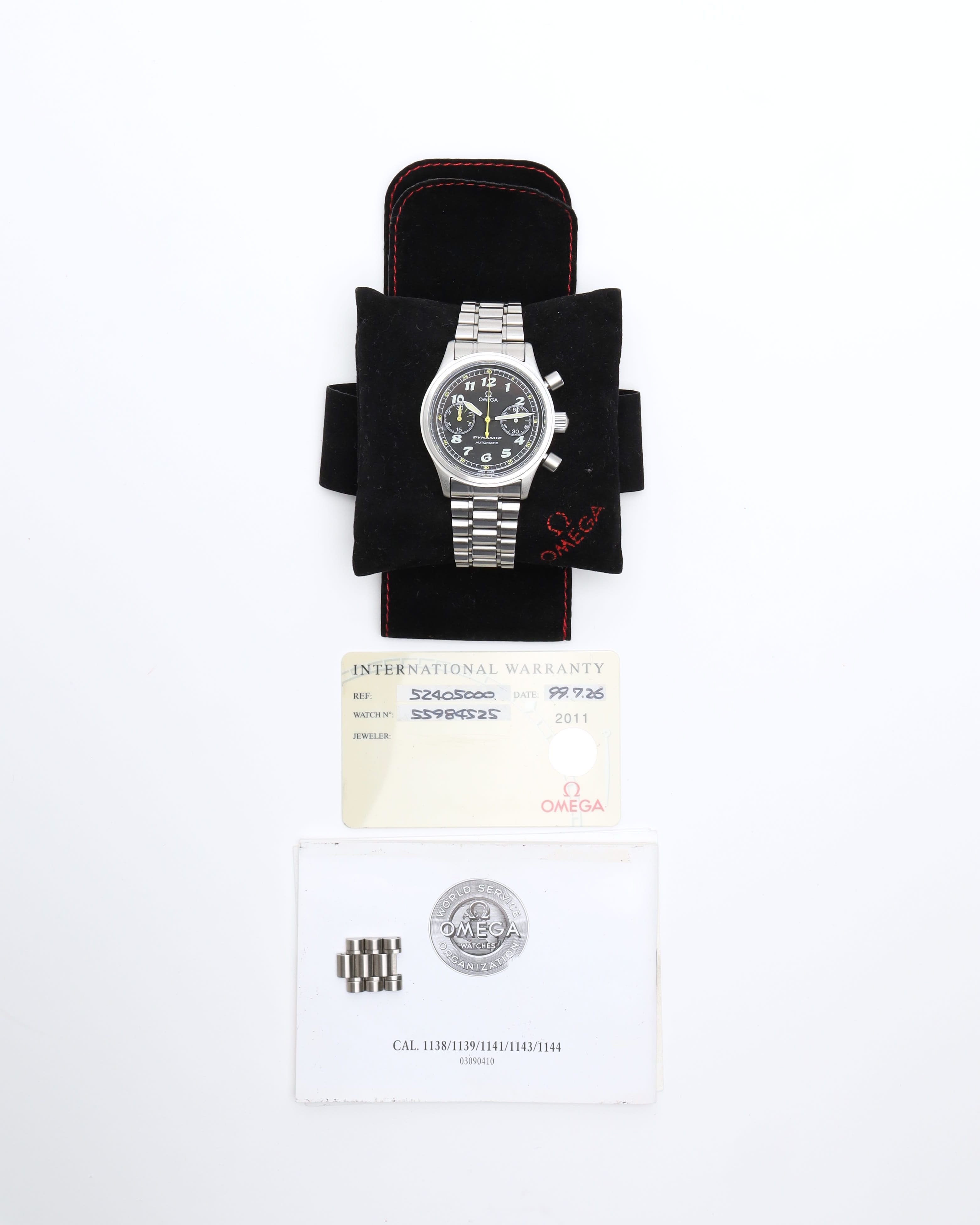 Omega Dynamic Chronograph 38mm Ref 5240.50 Watch In Metallic