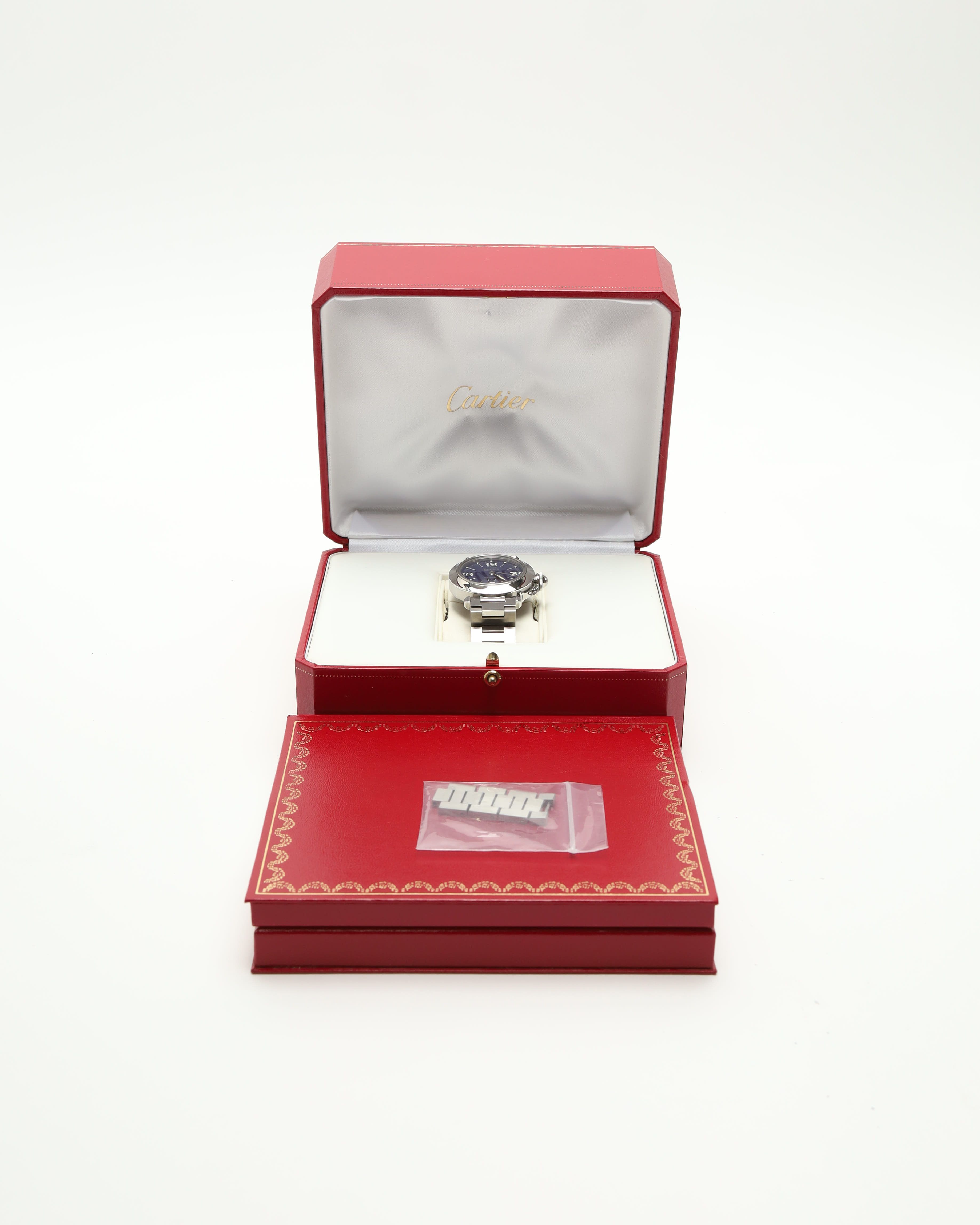 Cartier Pasha Big Date 35mm Ref 2475 Full Set Watch