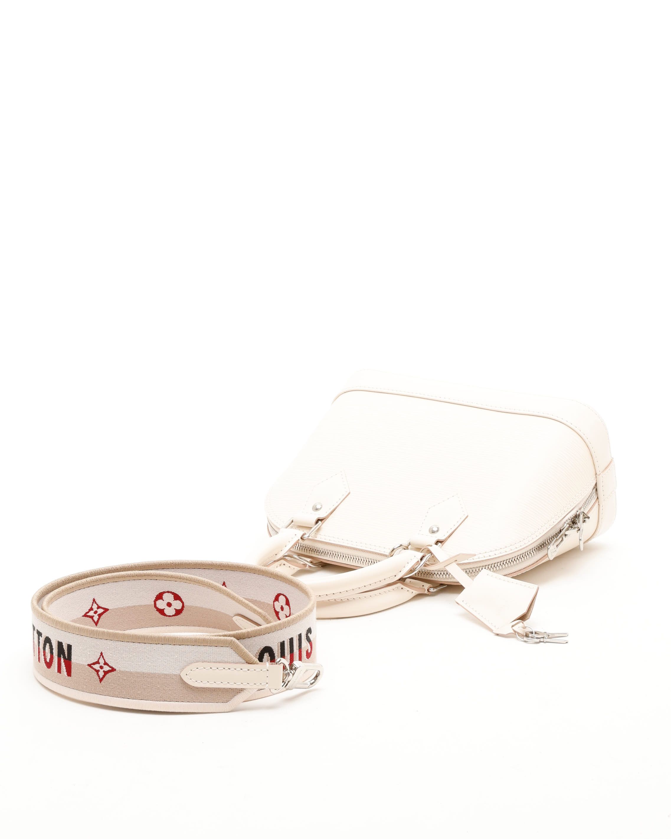 Pre-owned Louis Vuitton Epi Alma Bb Jacquard Bandoulière Bag