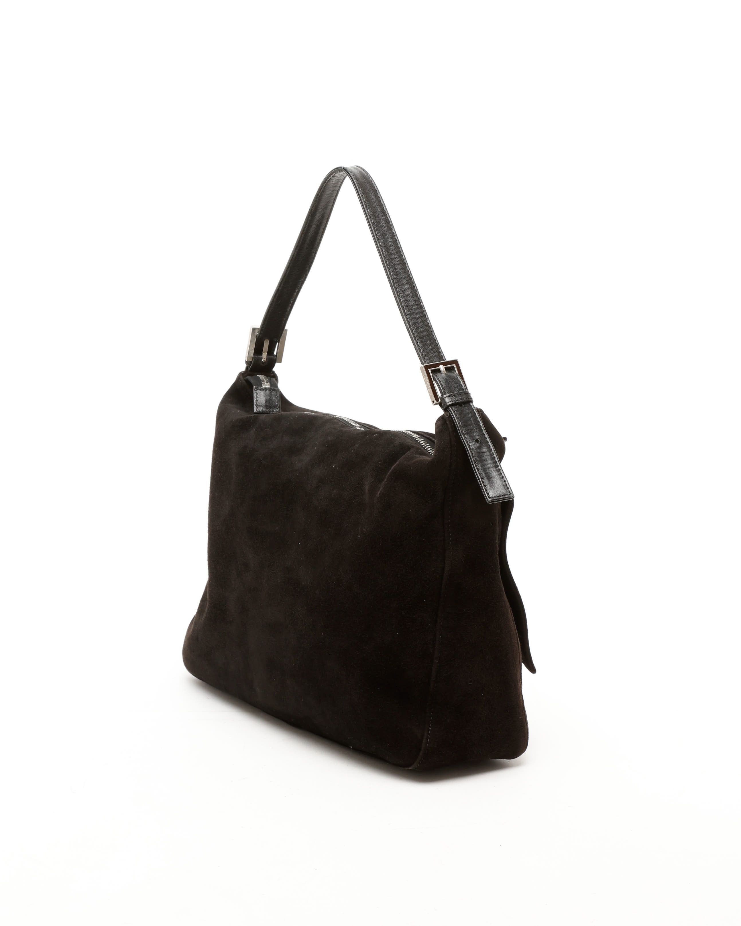 Fendi Large Suede Mamma Bag