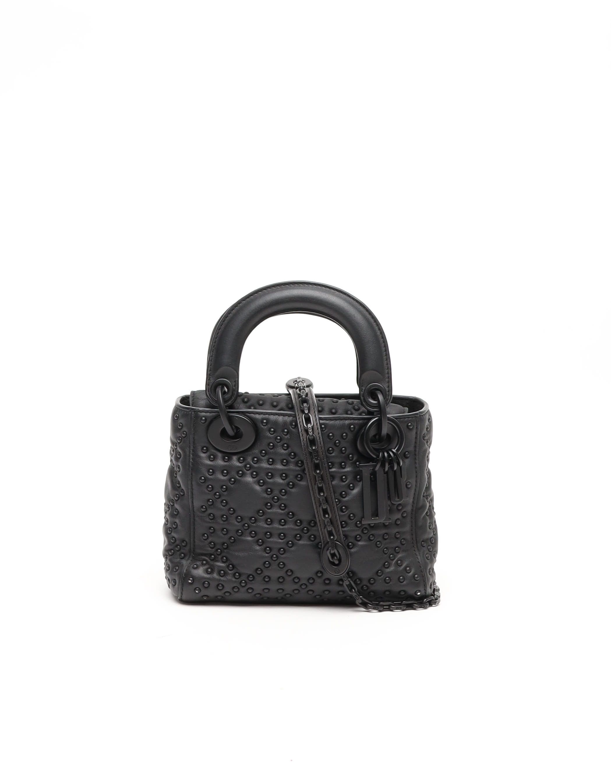 Christian Dior Mini Stud Lady Dior Bag
