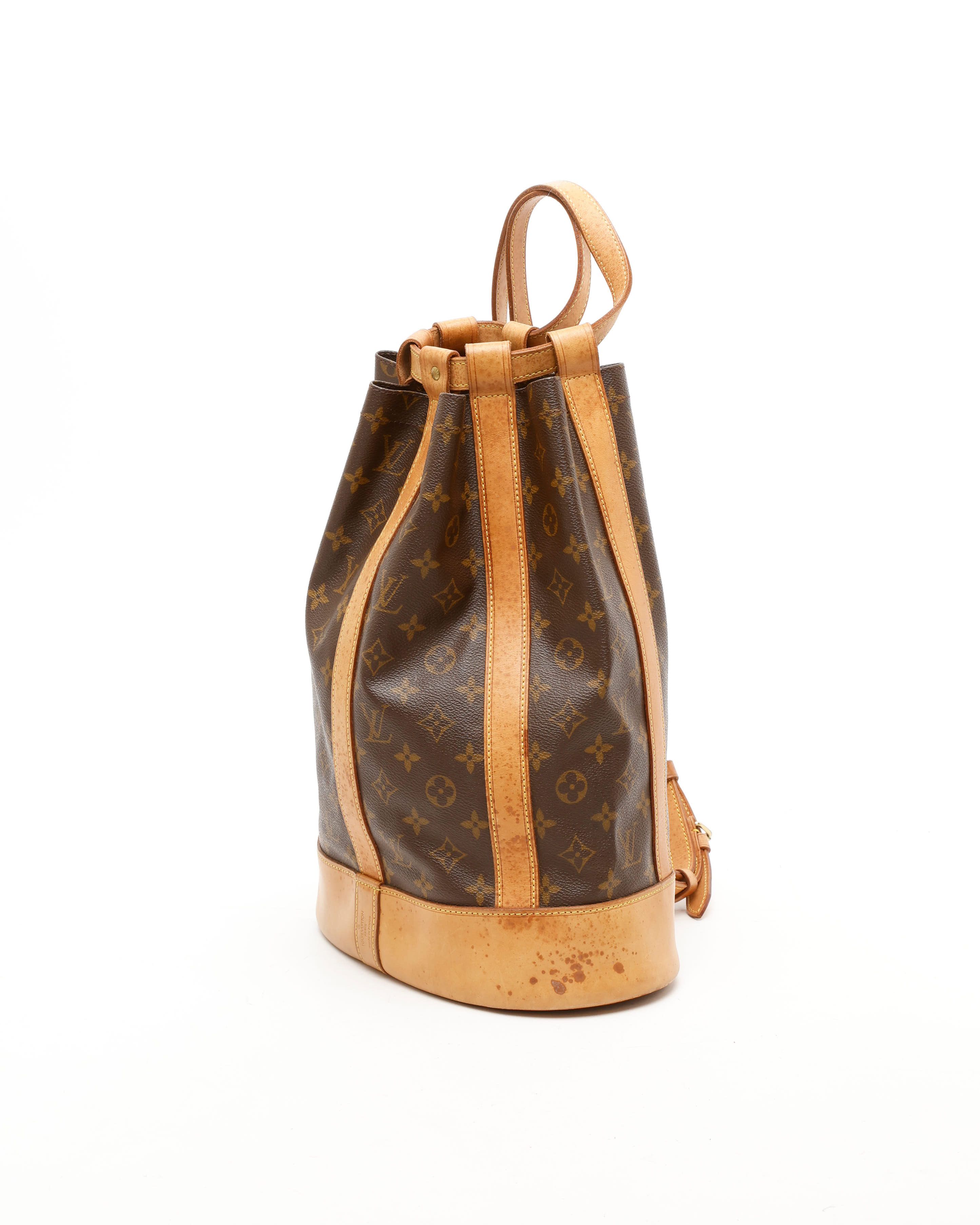 Pre-owned Louis Vuitton Monogram Radonée Pm Bag In Brown