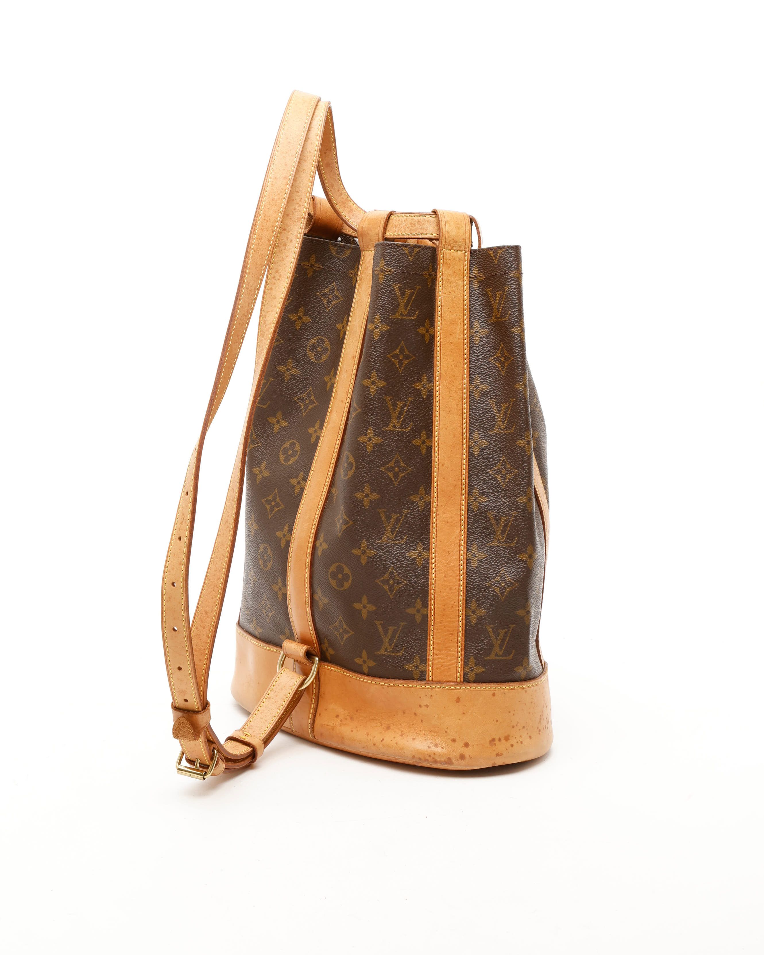 Pre-owned Louis Vuitton Monogram Radonée Pm Bag In Brown