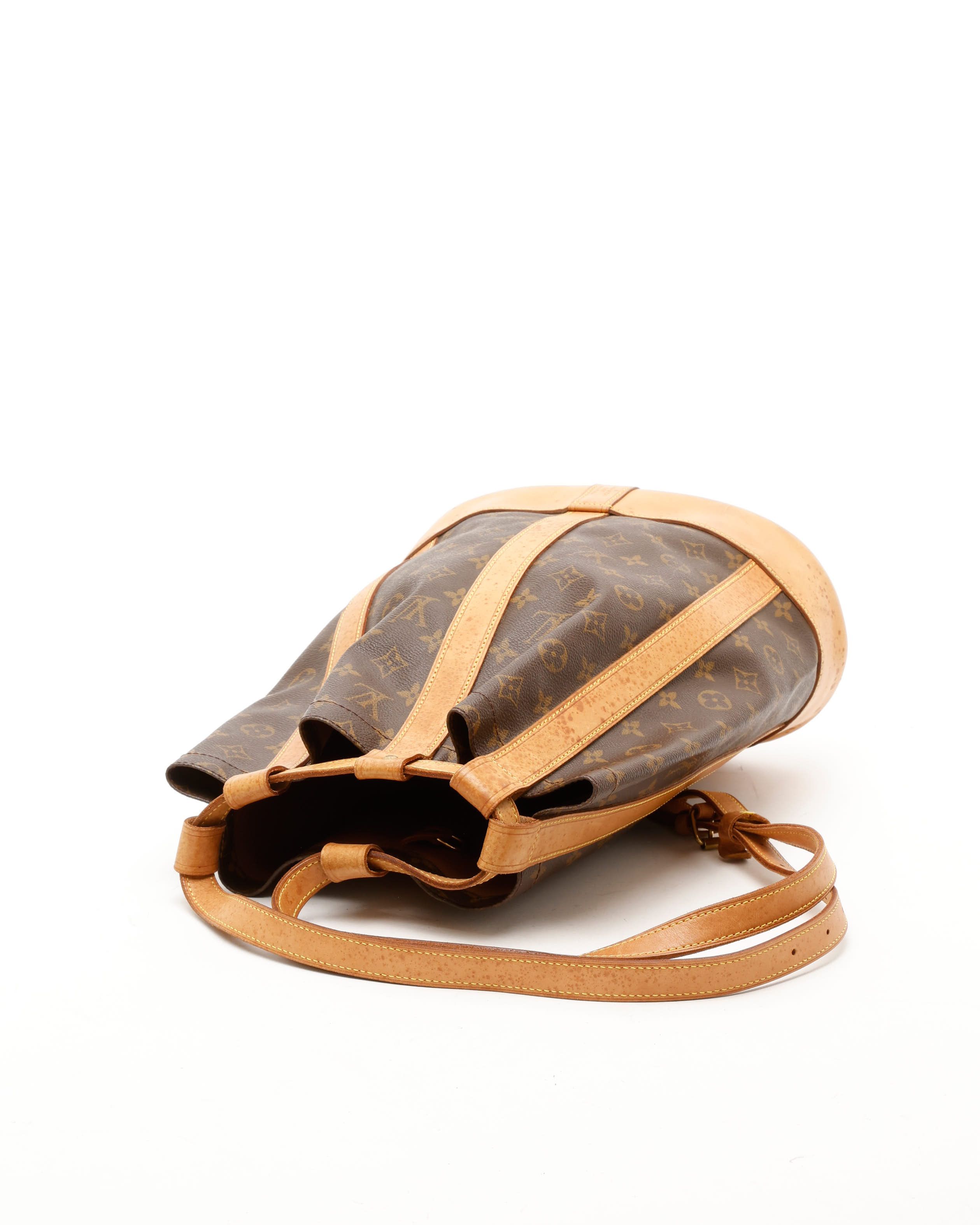 Pre-owned Louis Vuitton Monogram Radonée Pm Bag In Brown