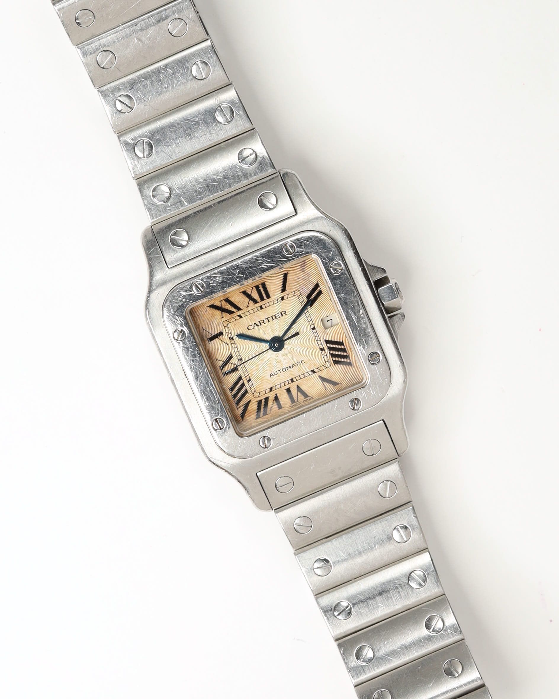 Cartier Santos Galb&eacute;e 29mm Ref 2319 Full Set Tropical Watch