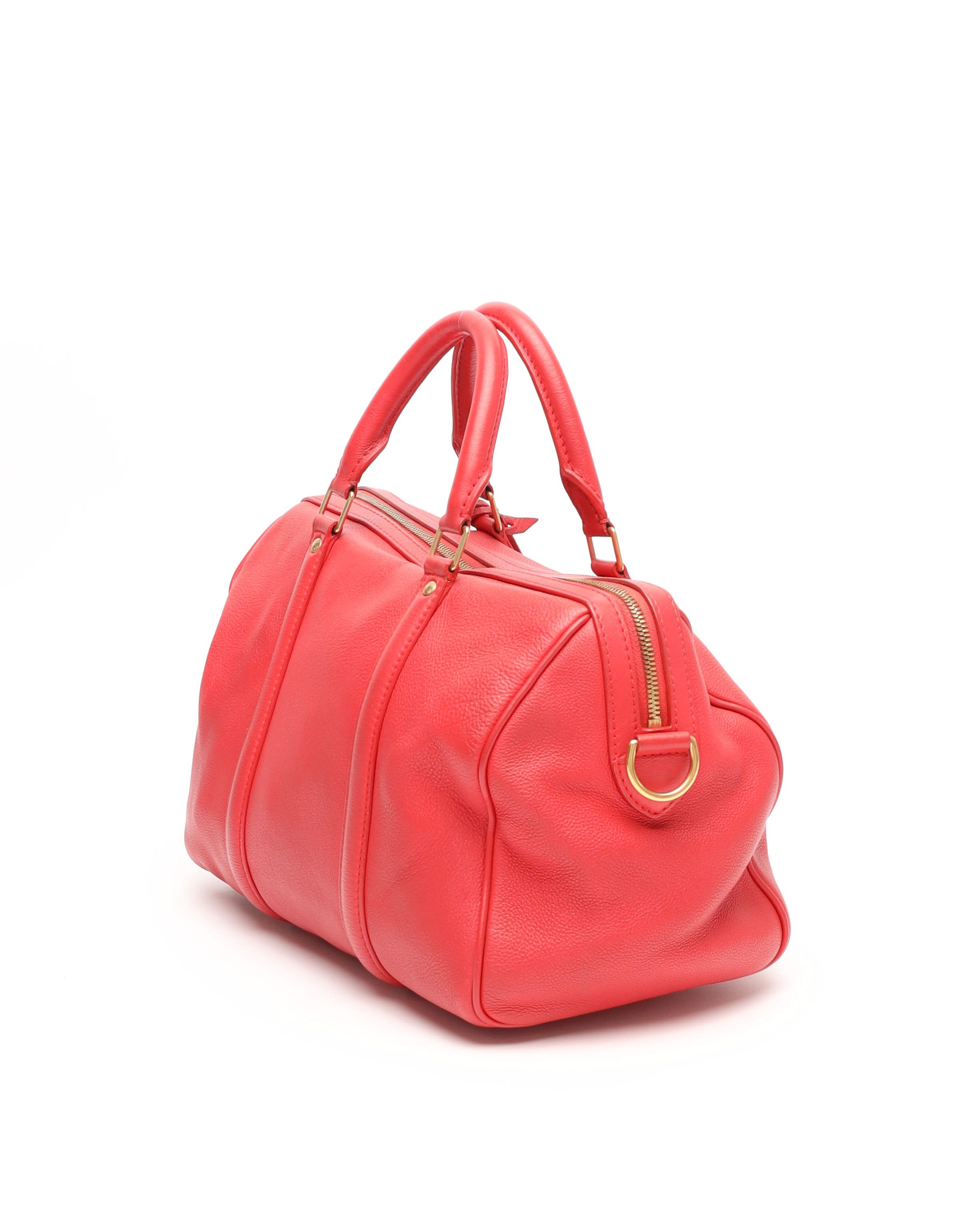 Pre-owned Louis Vuitton Sofia Coppola Pm Handbag In Red