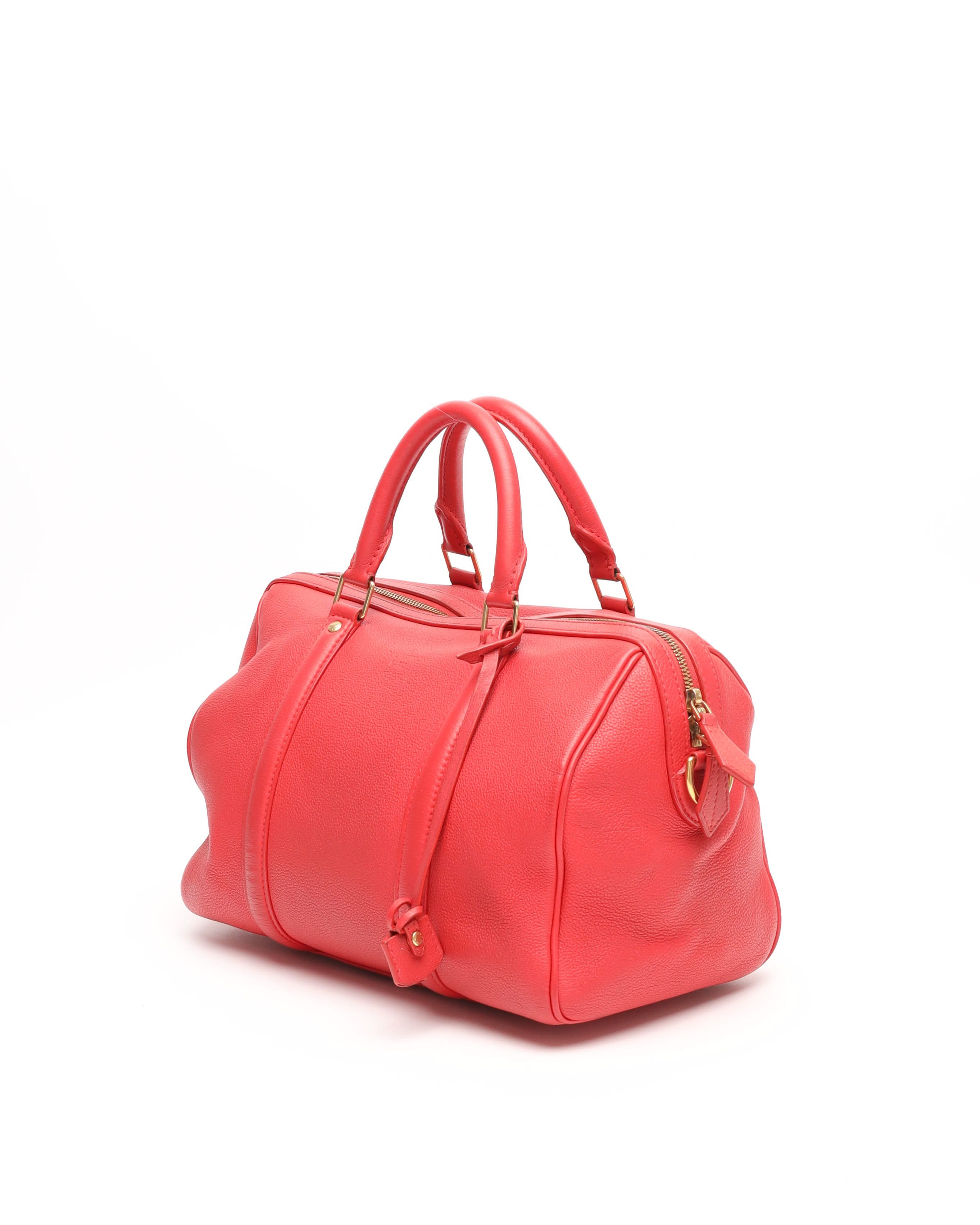 Pre-owned Louis Vuitton Sofia Coppola Pm Handbag In Red