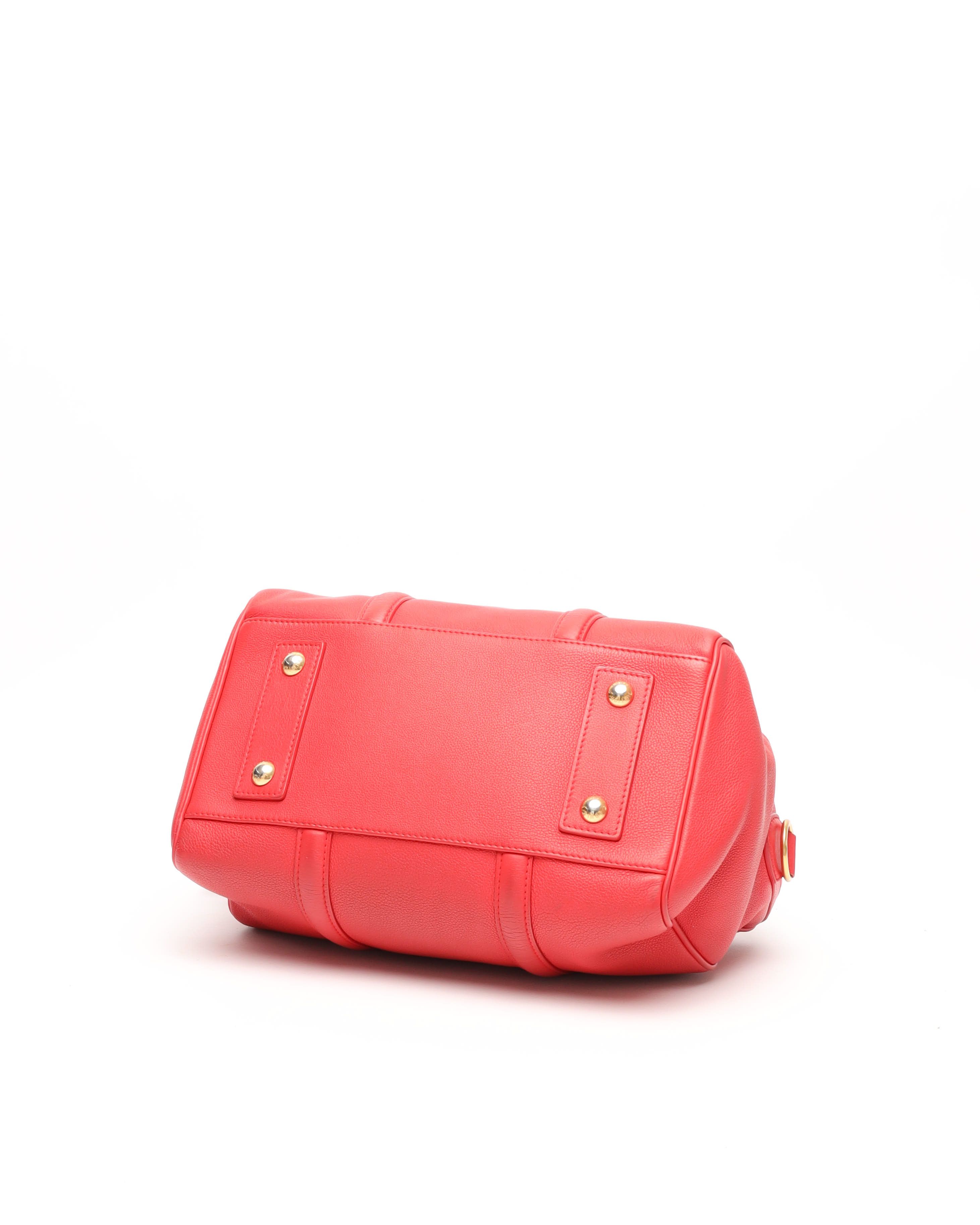 Pre-owned Louis Vuitton Sofia Coppola Pm Handbag In Red
