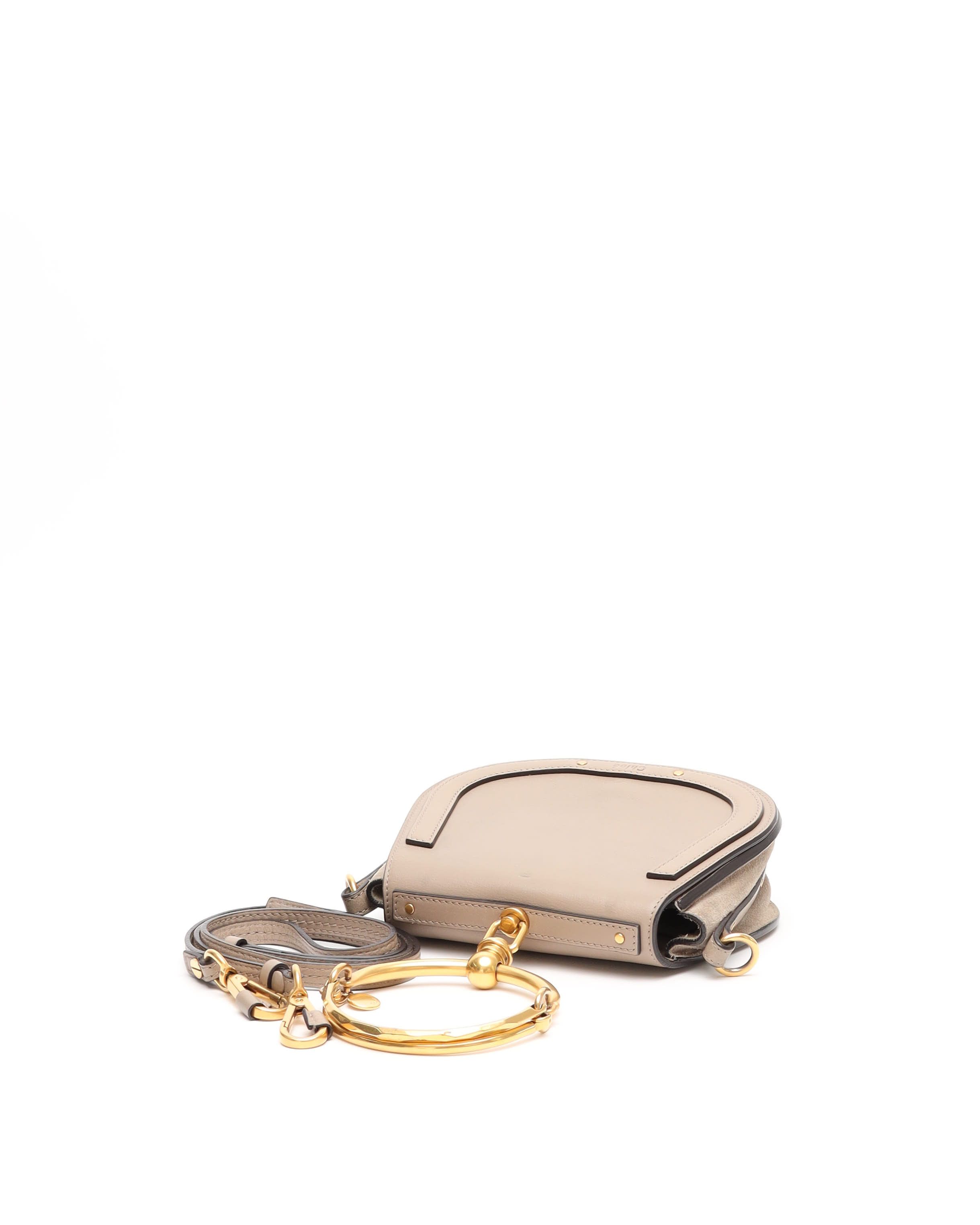 Chloé Nile Bracelet Bag In Gray