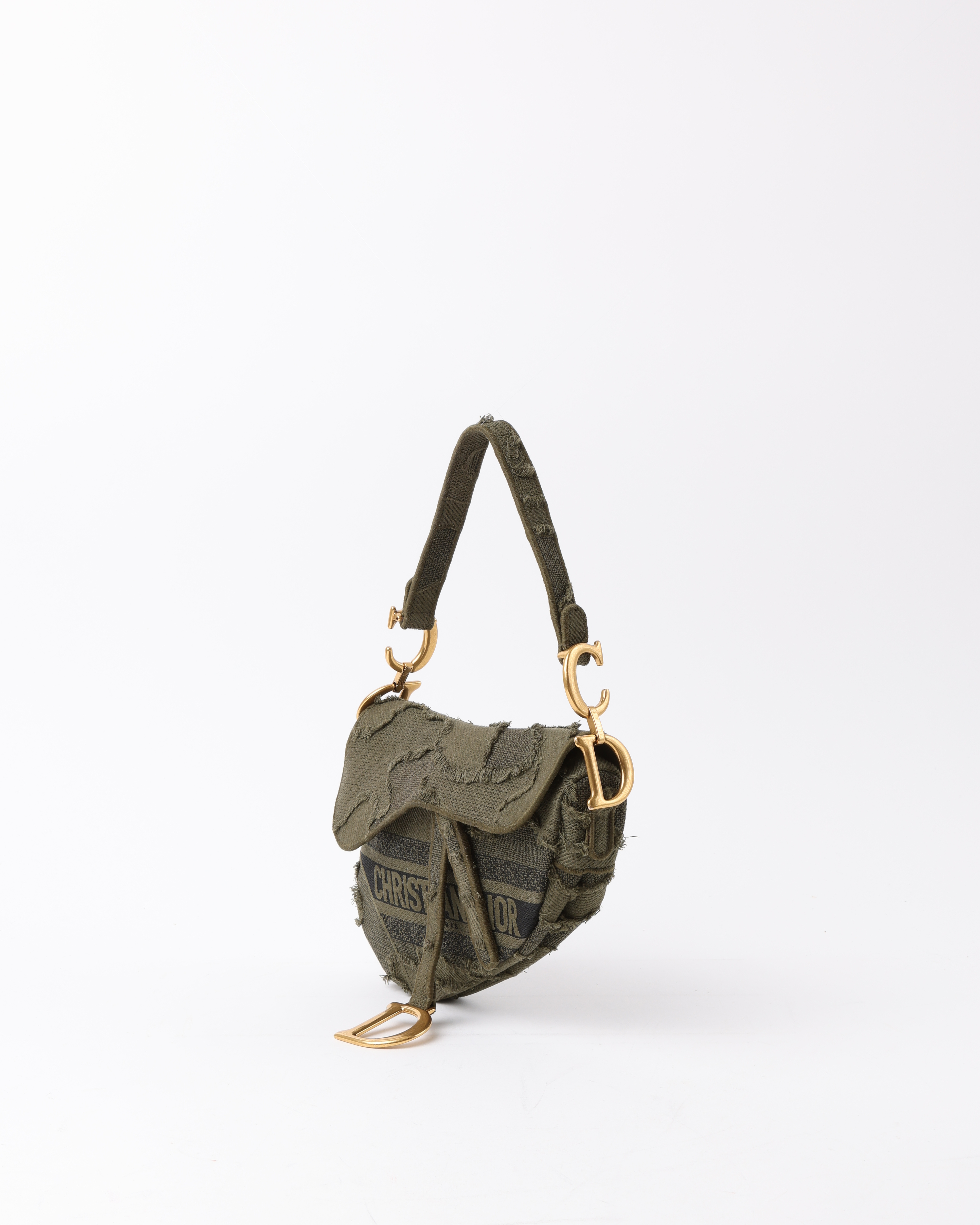 Dior Christian Camouflage Saddle Bag