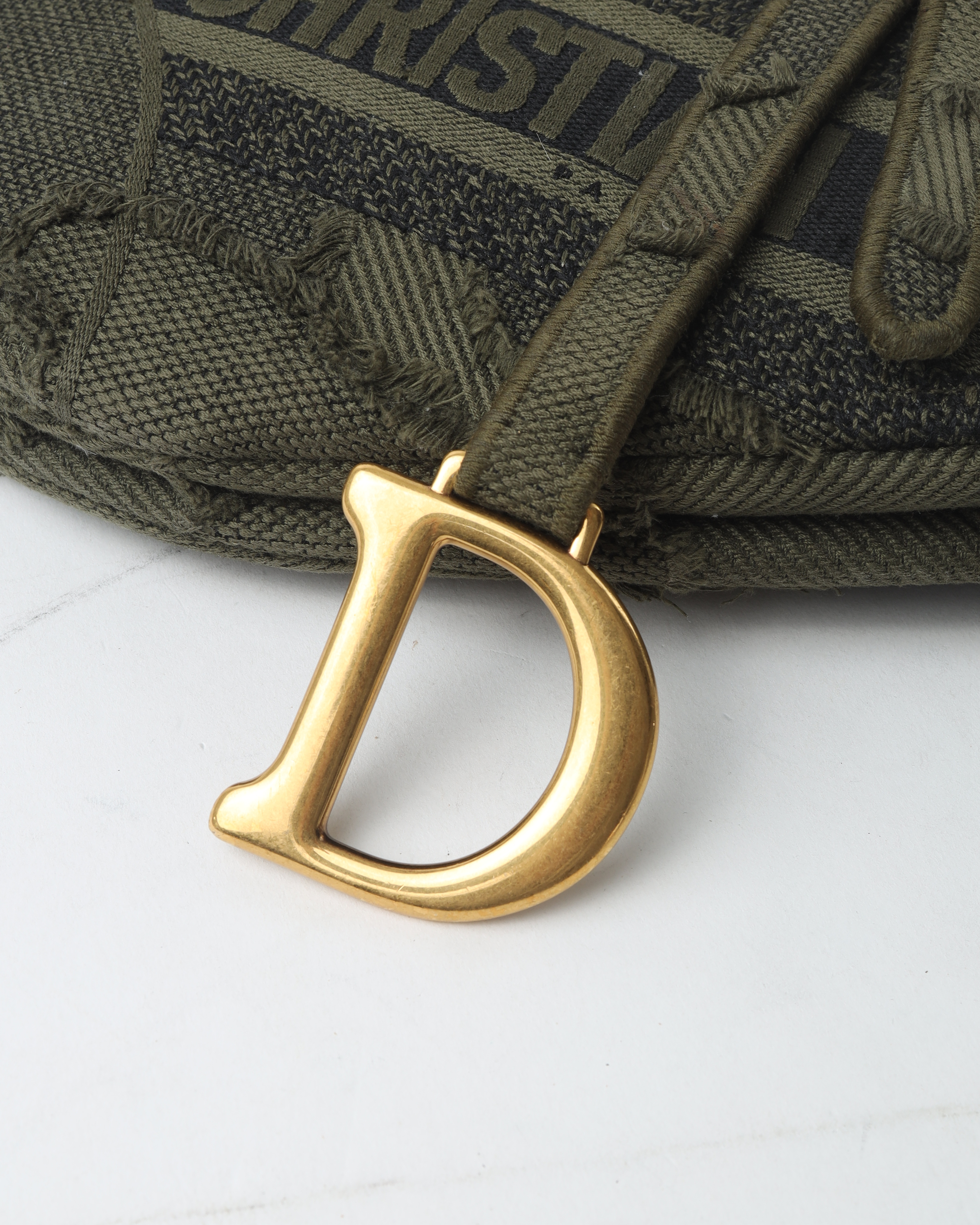 Dior Christian Camouflage Saddle Bag