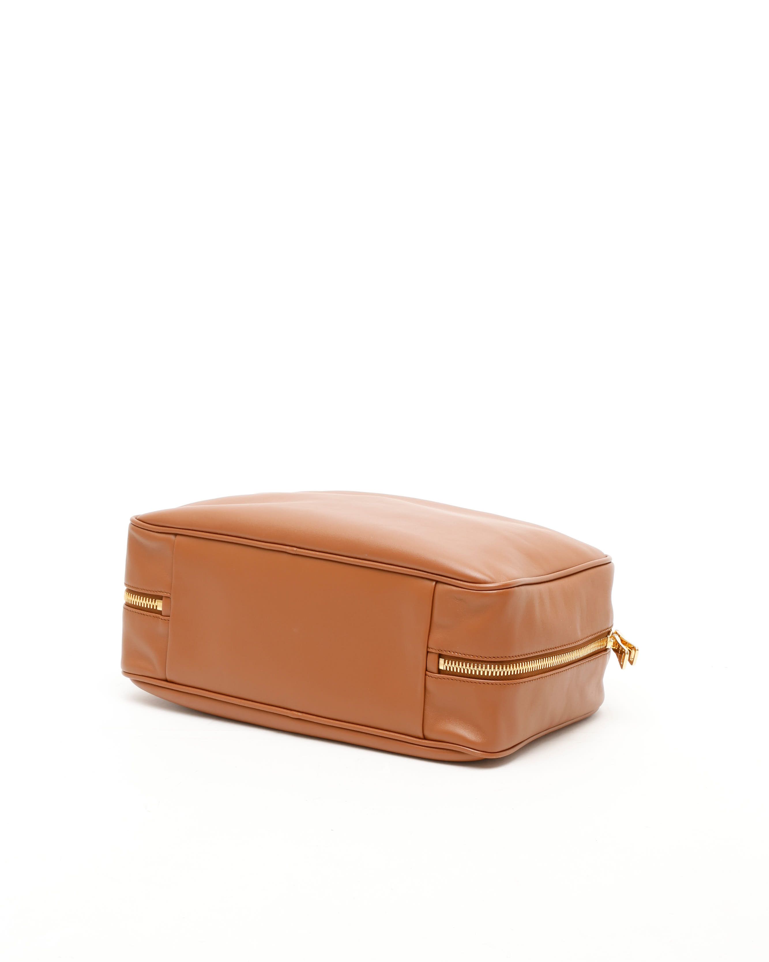 Miu Miu Large Beau Handbag In Brown