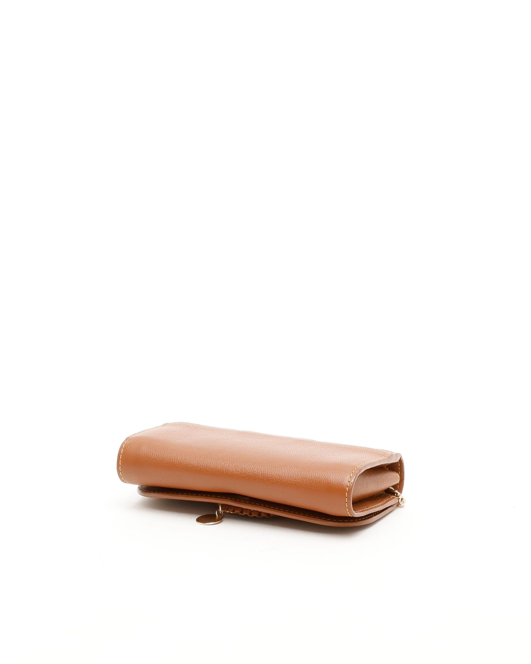 Chloé See By  Hana Wallet On Chain In Brown