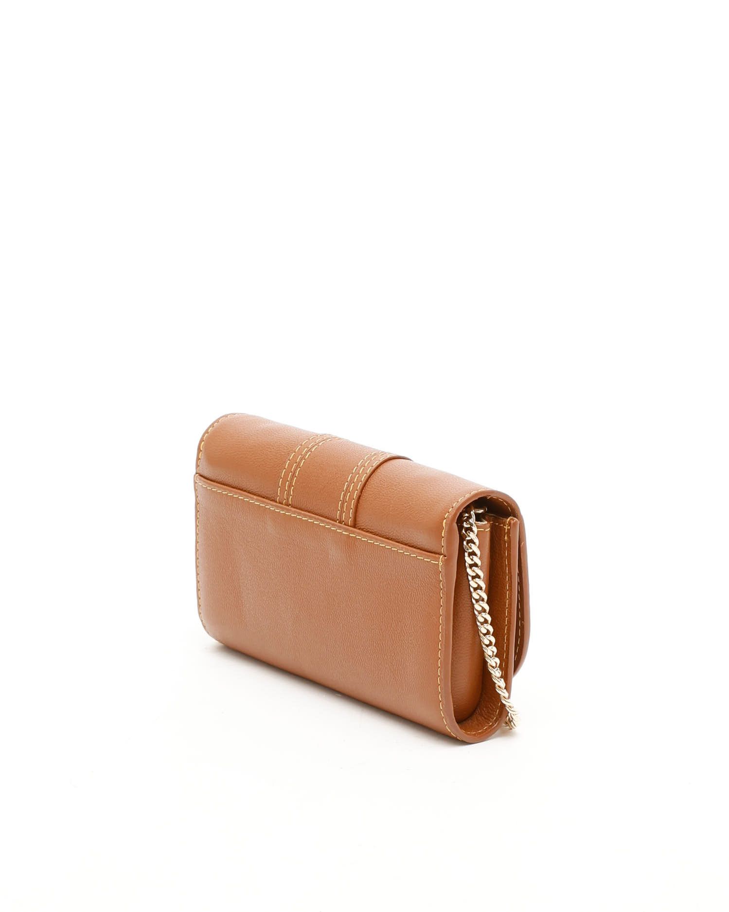 Chloé See By  Hana Wallet On Chain In Brown