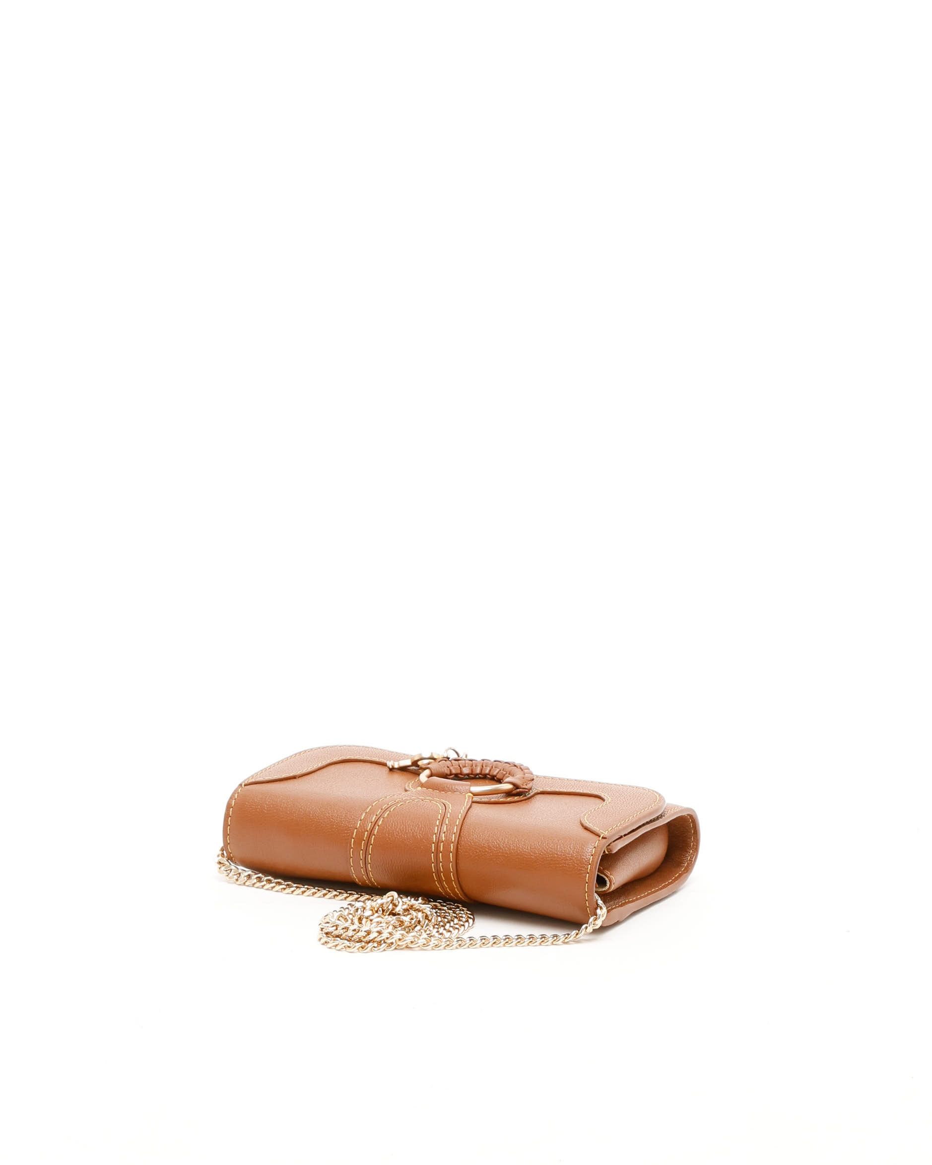 Chloé See By  Hana Wallet On Chain In Brown
