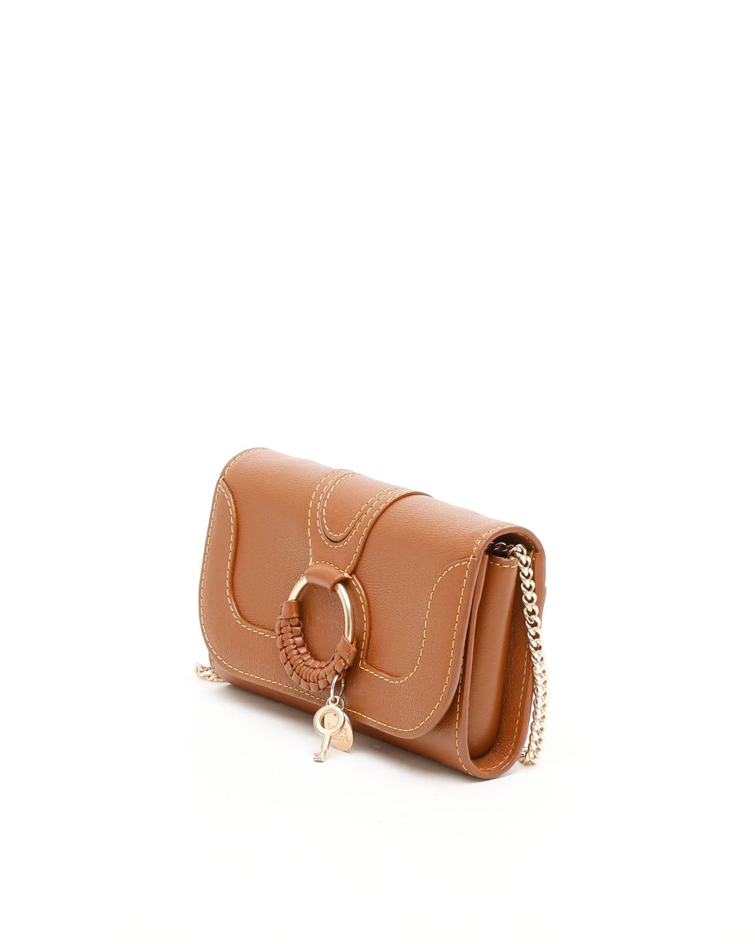 Chloé See By  Hana Wallet On Chain In Brown