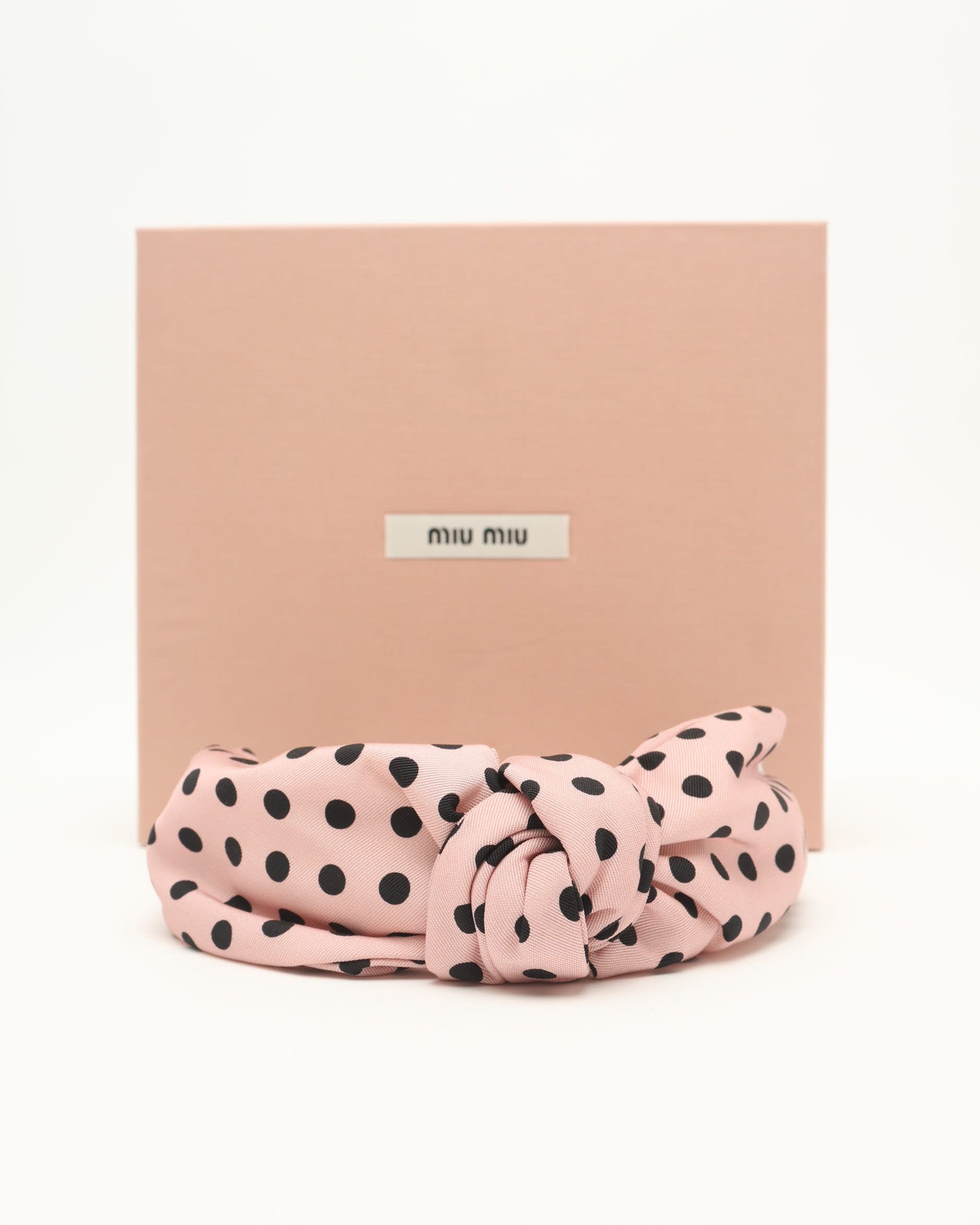 Miu Miu Headband In Pink