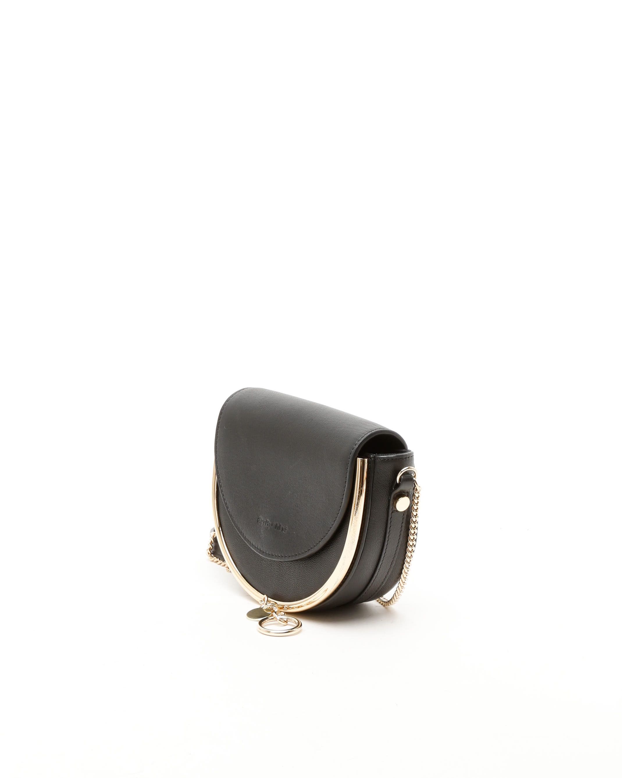 Chloé See By Chloe Mara Saddle Crossbody Bag In Black
