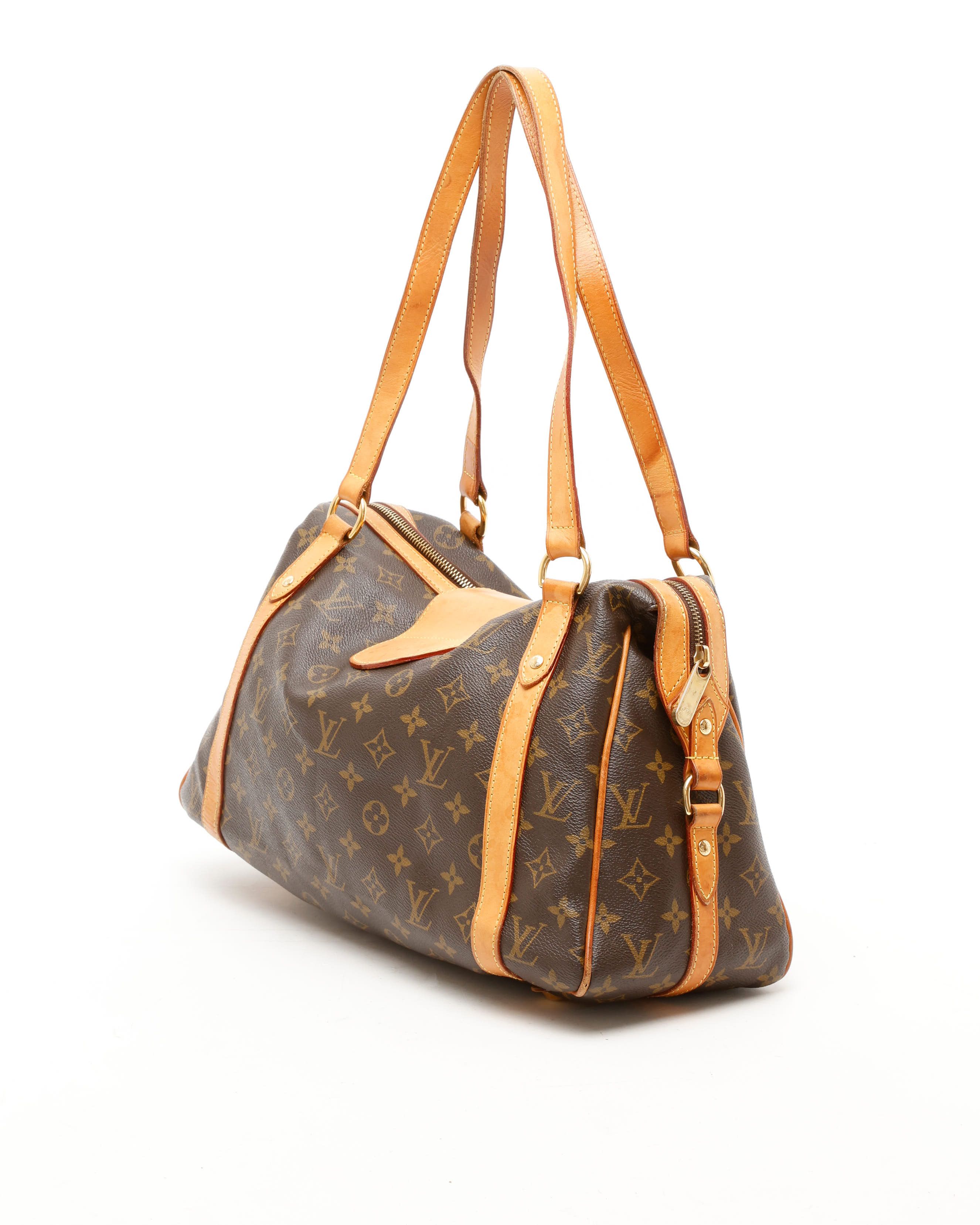 Pre-owned Louis Vuitton Monogram Stresa Pm Bag In Brown