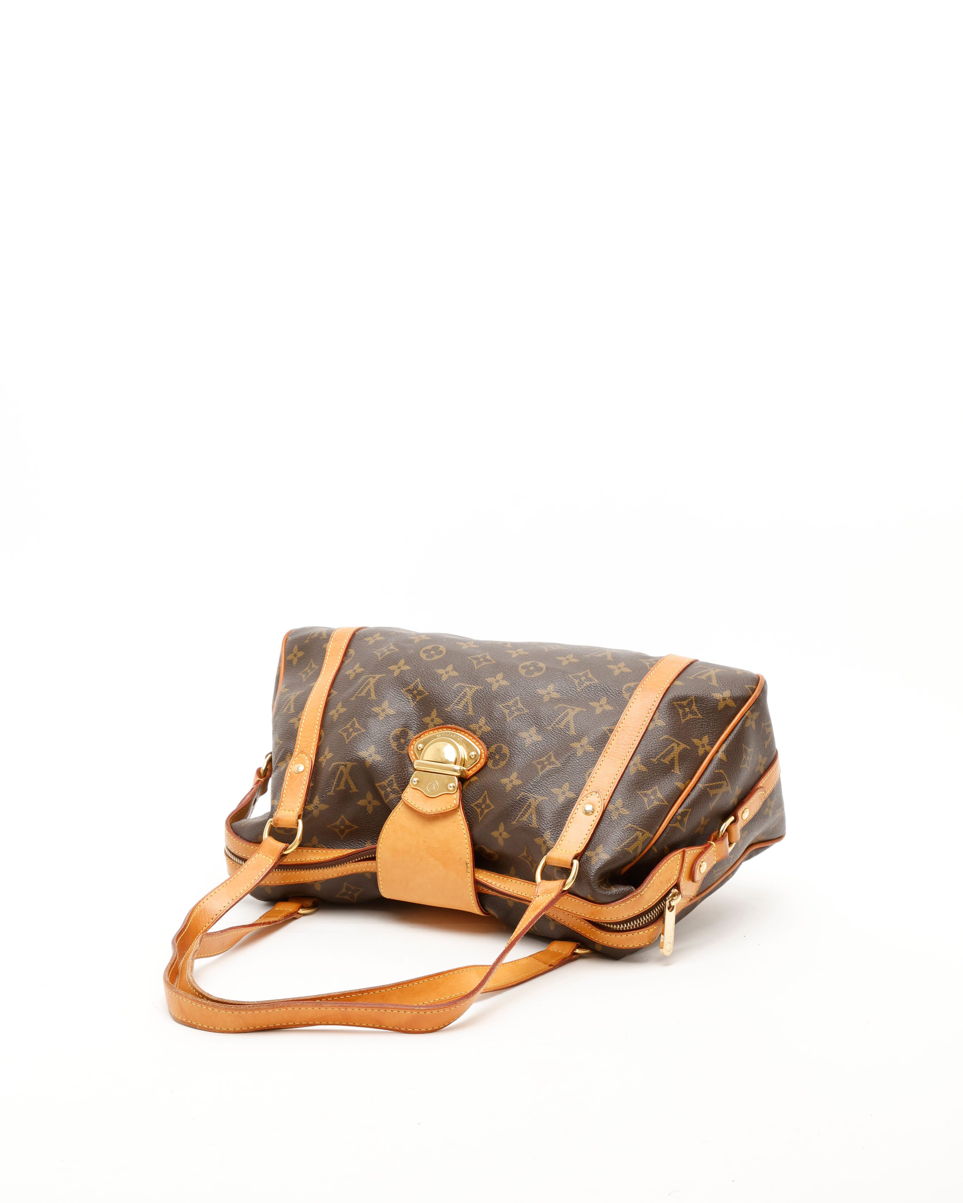 Pre-owned Louis Vuitton Monogram Stresa Pm Bag In Brown