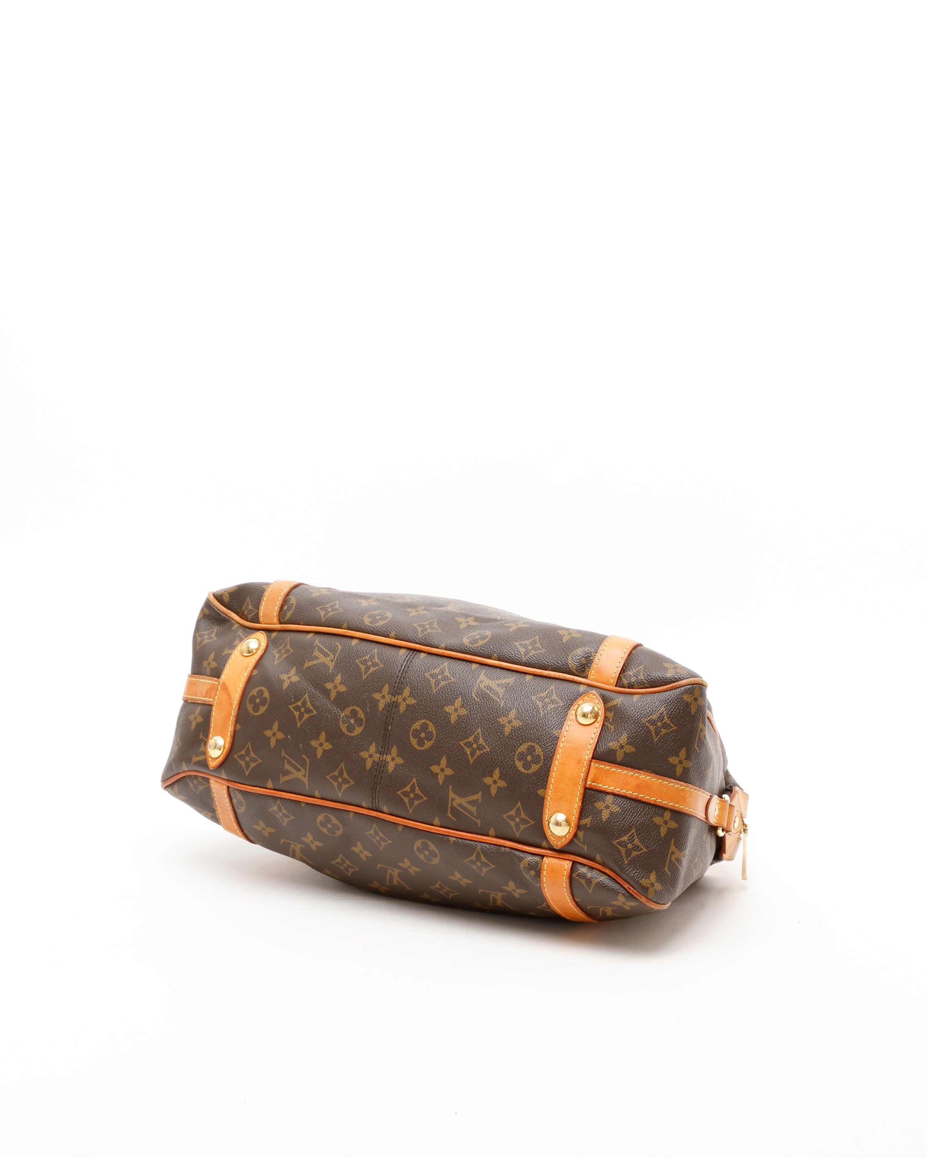 Pre-owned Louis Vuitton Monogram Stresa Pm Bag In Brown