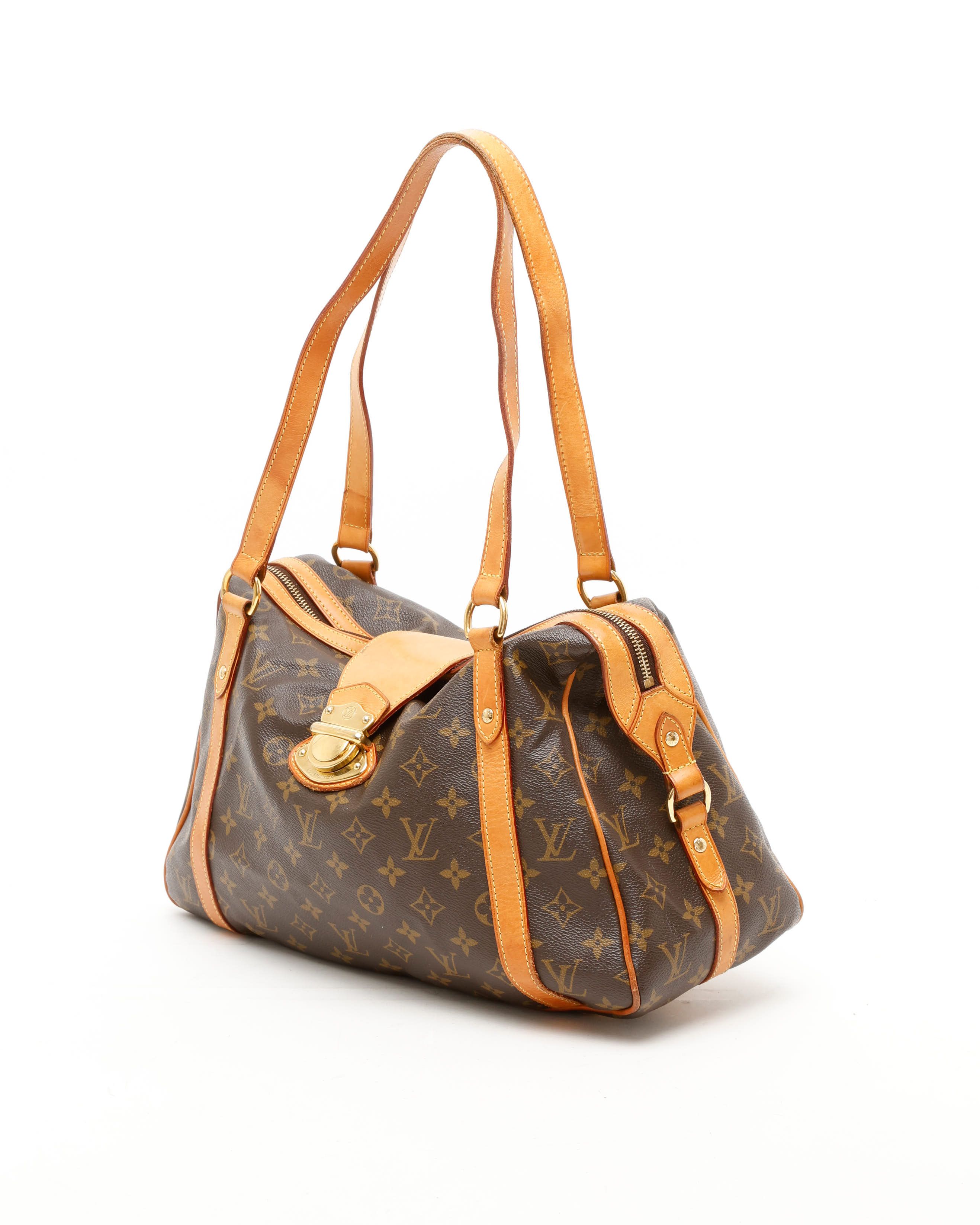 Pre-owned Louis Vuitton Monogram Stresa Pm Bag In Brown