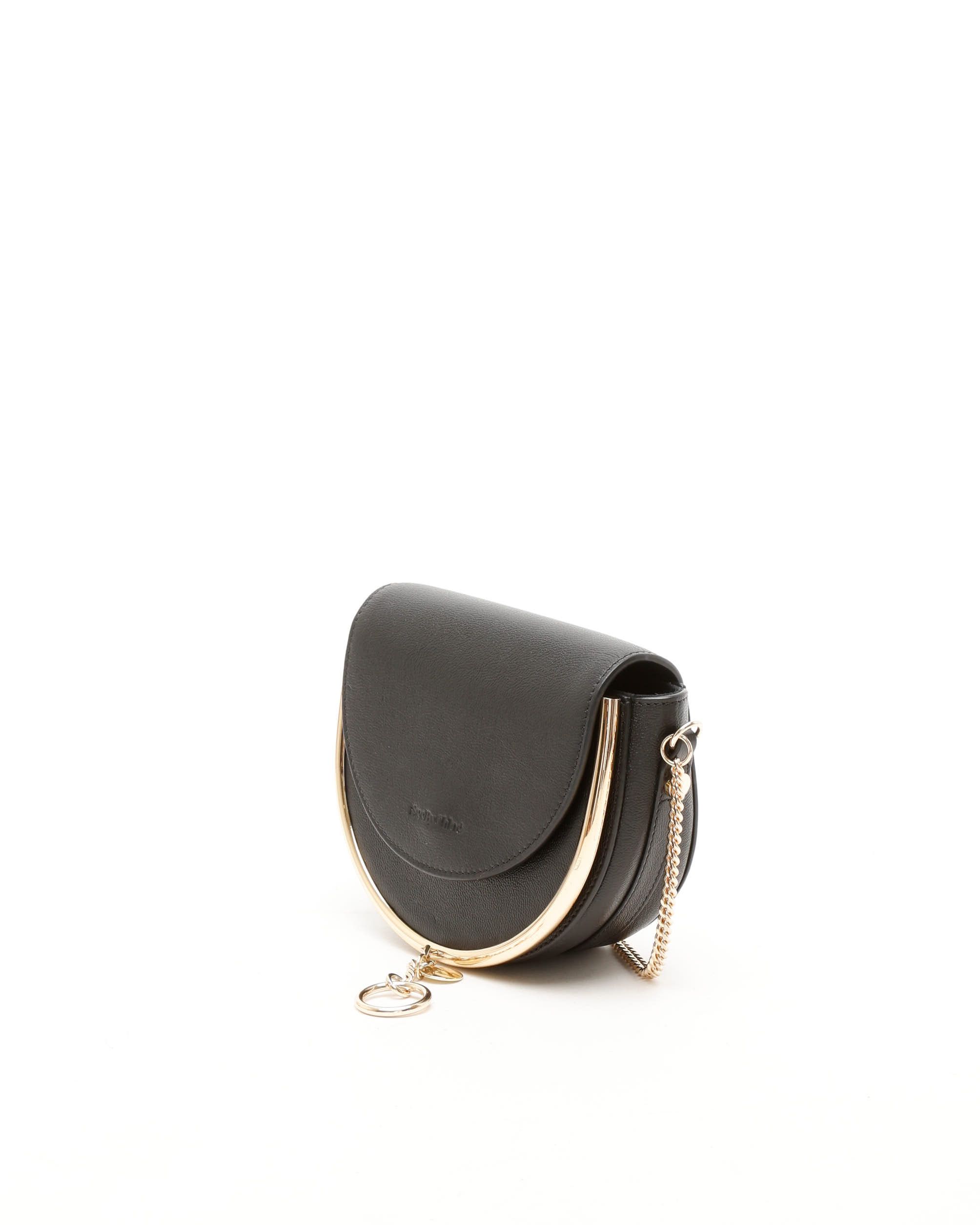 Chloé See By Chloe Mara Saddle Crossbody Bag In Black