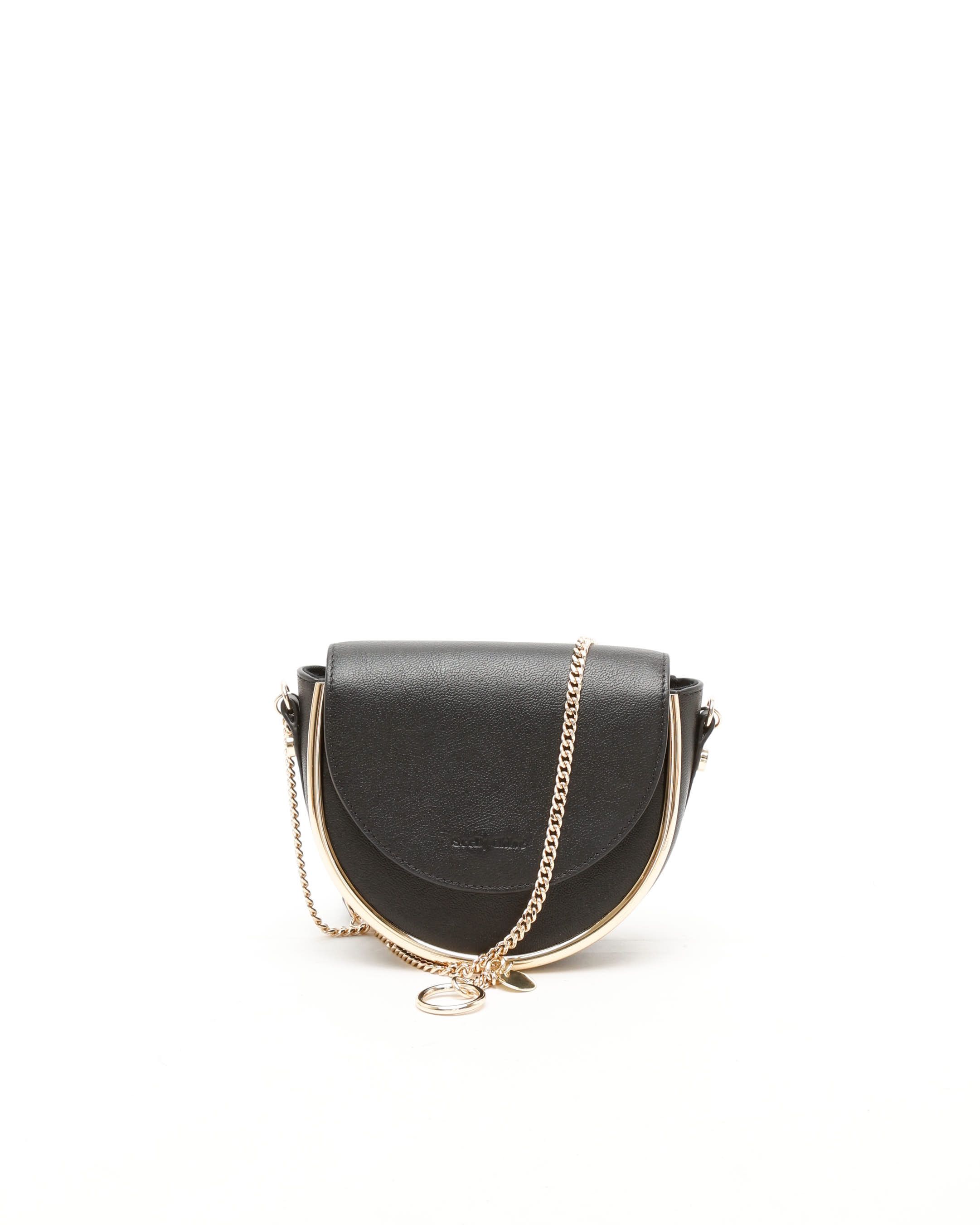 Chloé See By Chloe Mara Saddle Crossbody Bag In Black