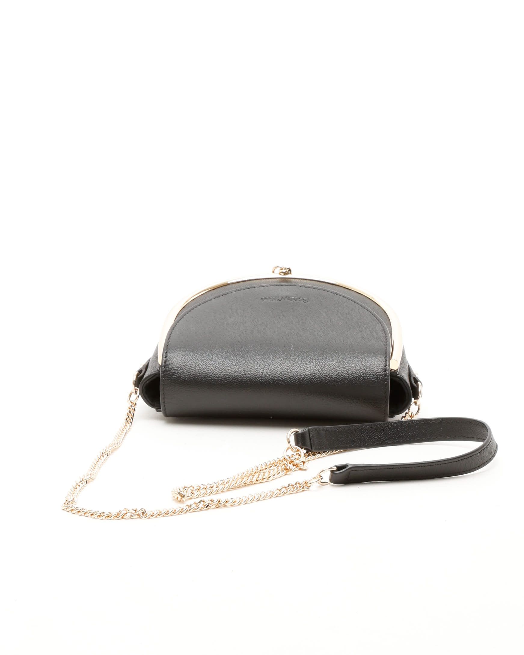 Chloé See By Chloe Mara Saddle Crossbody Bag In Black