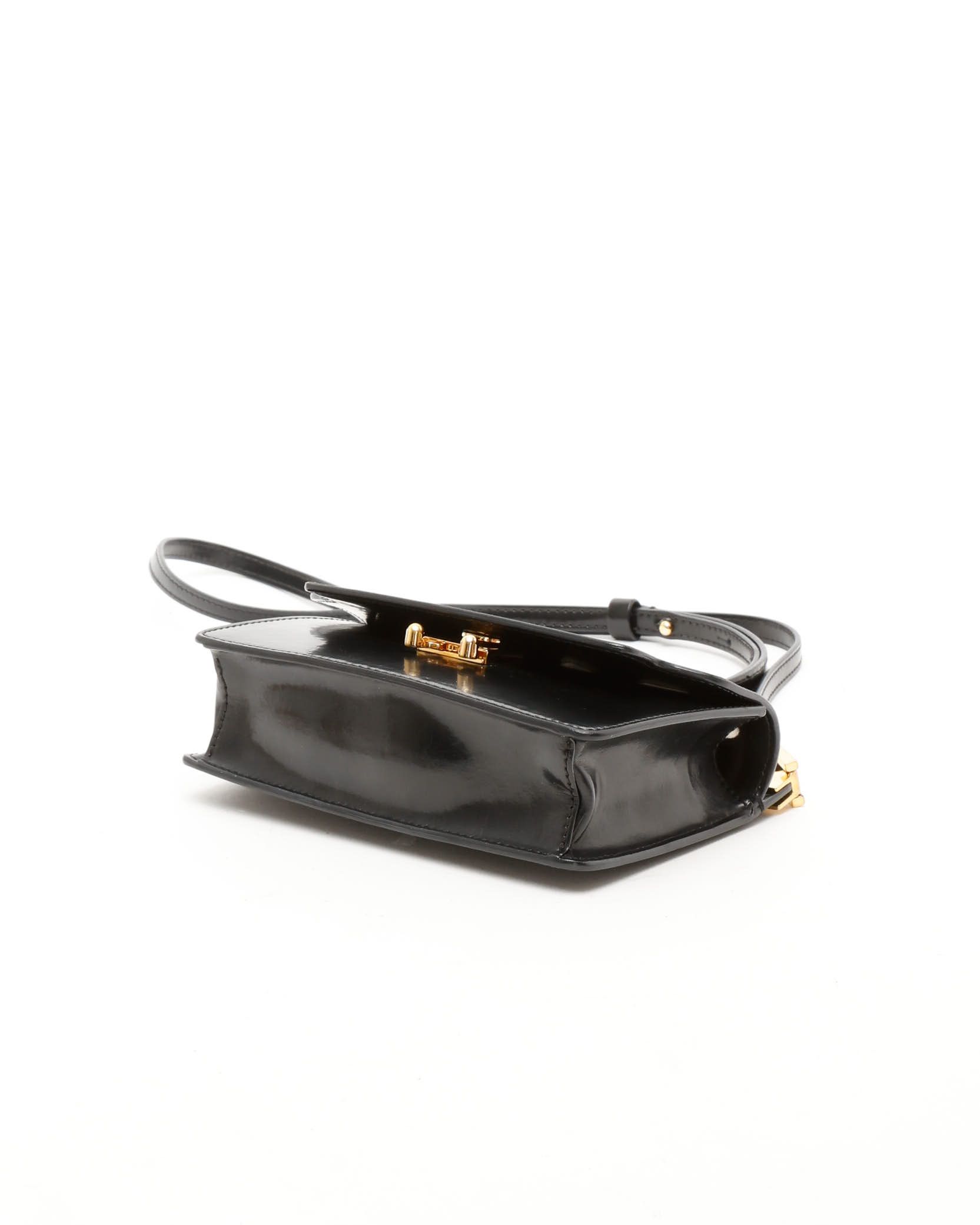 Marni Small Trunk Crossbody Bag In Black