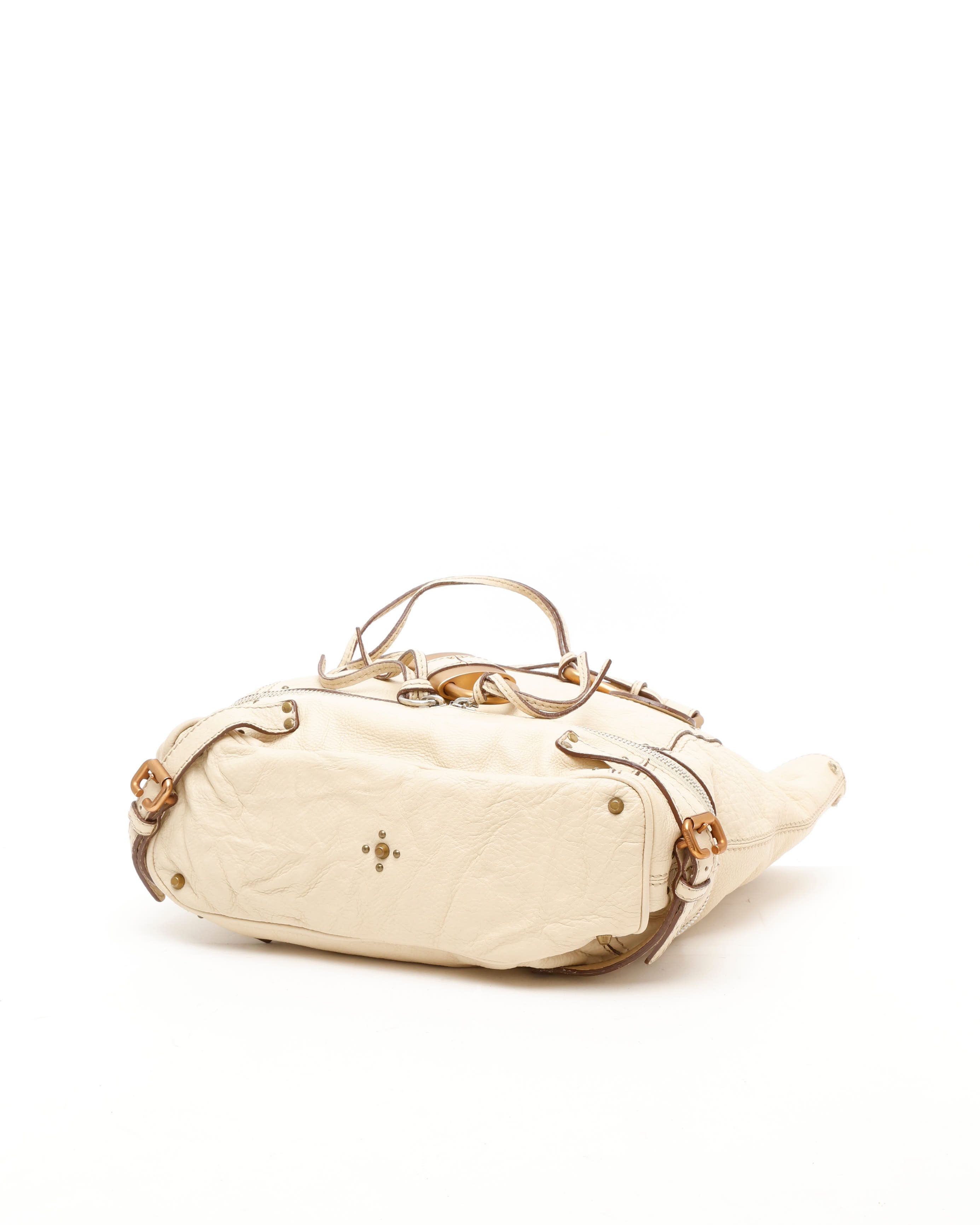 Chloé Paddington Zip Tote Bag In Sand
