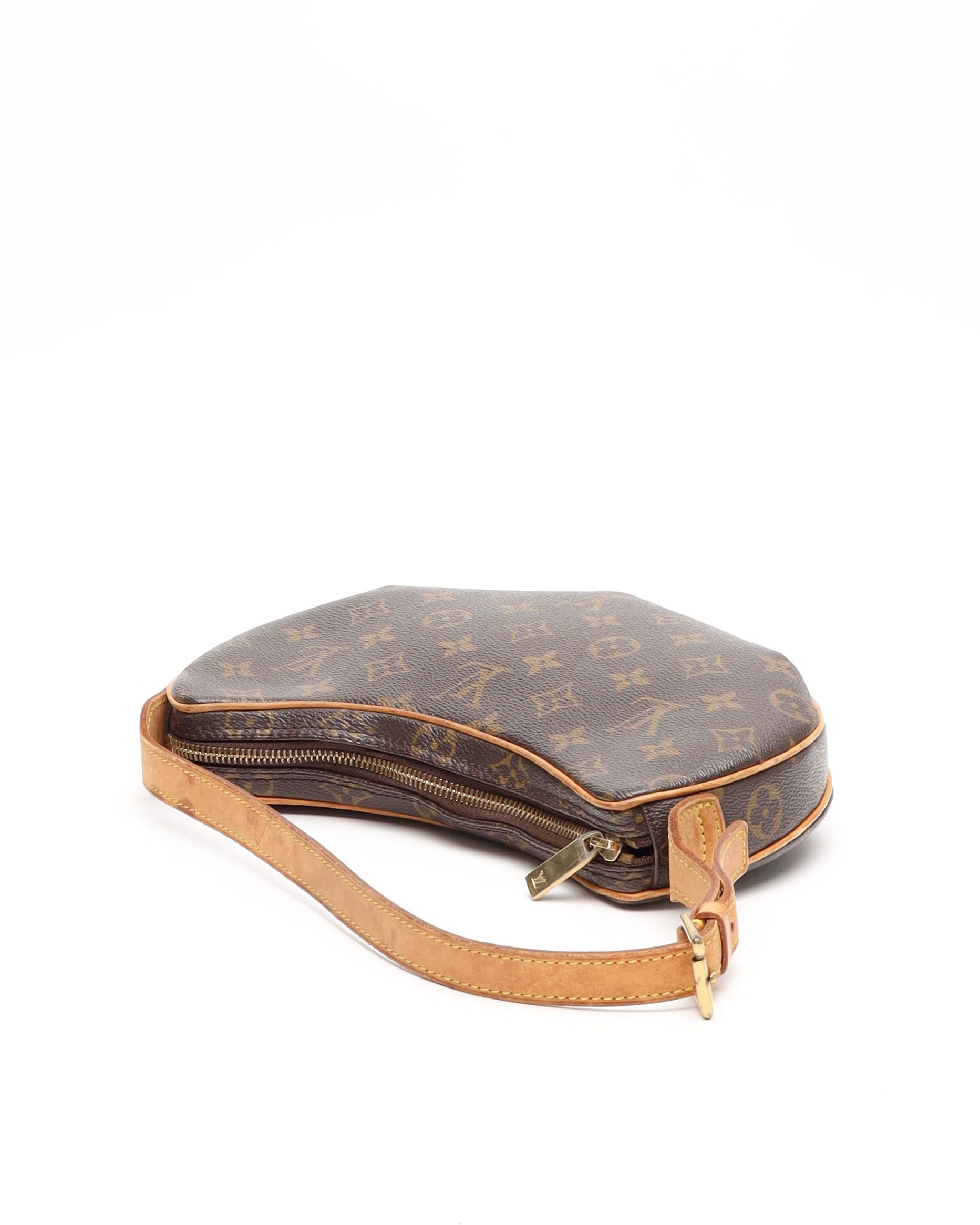 Pre-owned Louis Vuitton Monogram Croissant Pm Bag In Brown