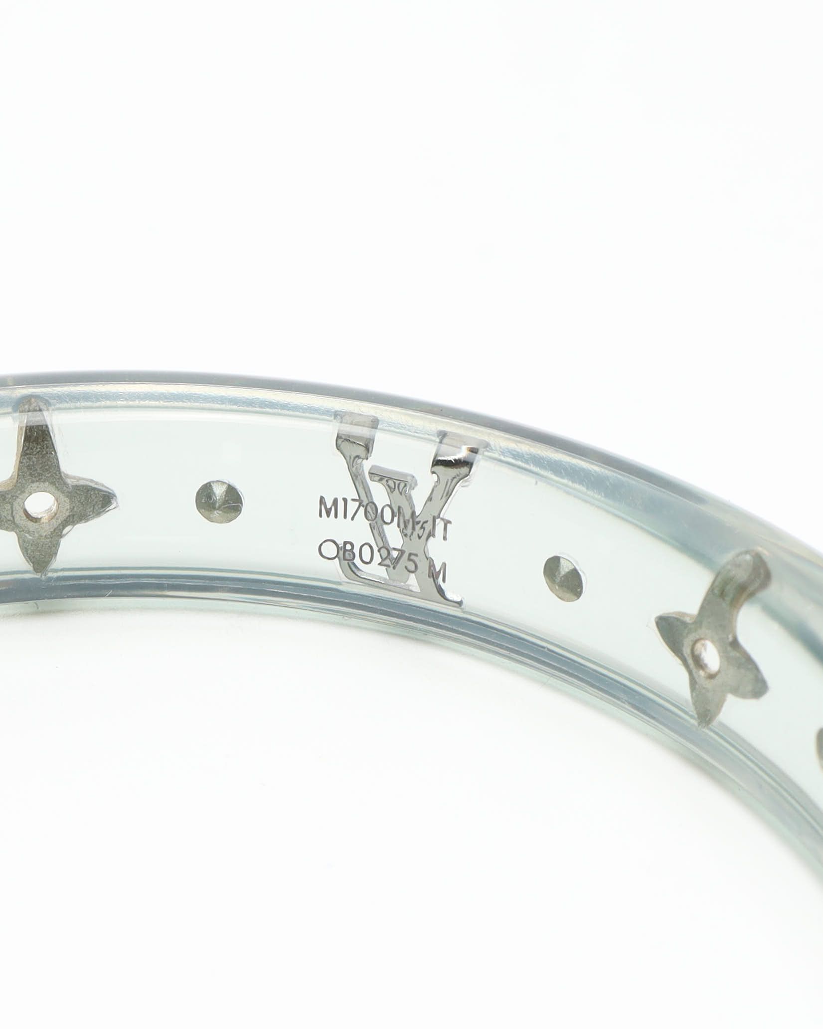 Pre-owned Louis Vuitton Lv Sparks Bangle, Size M In Green