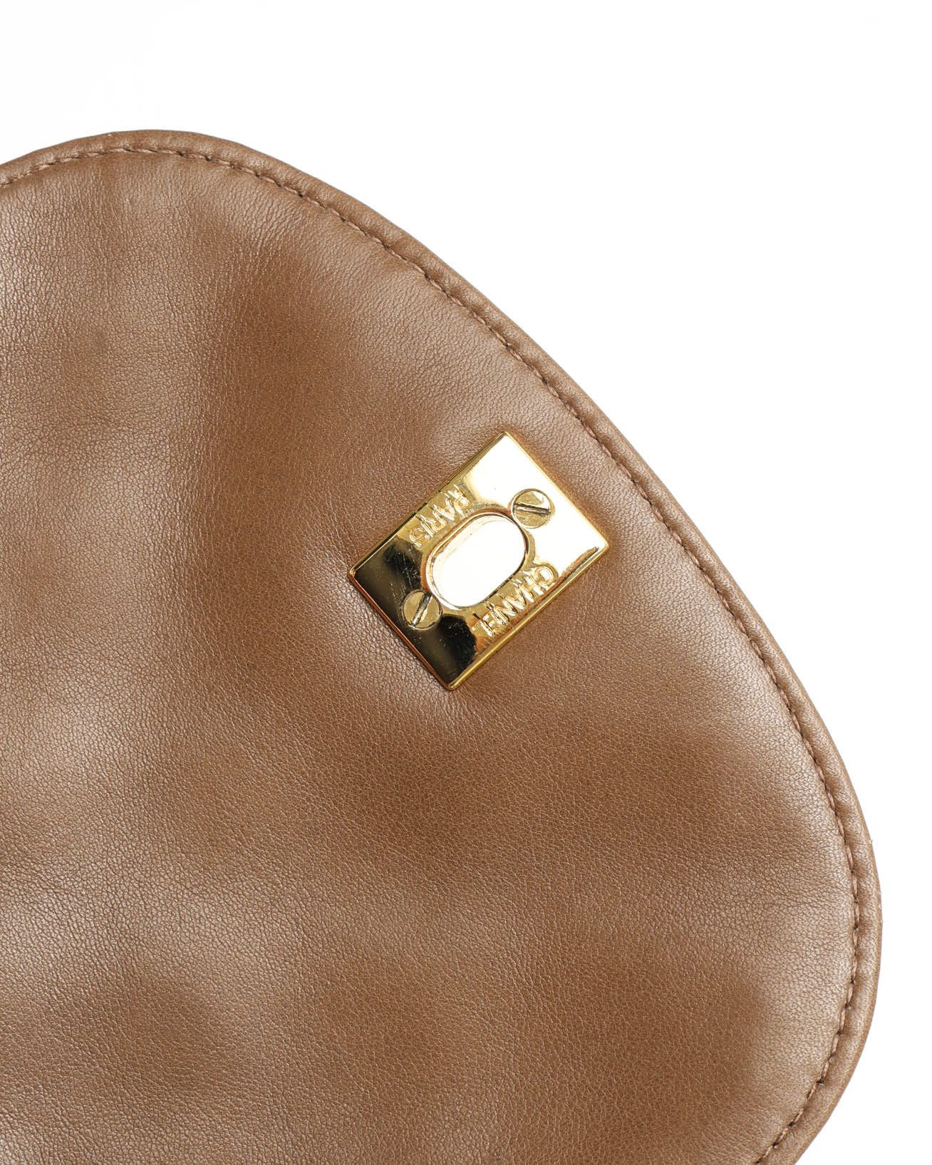 Pre-owned Chanel Classic Quilted Belt Bag In Brown