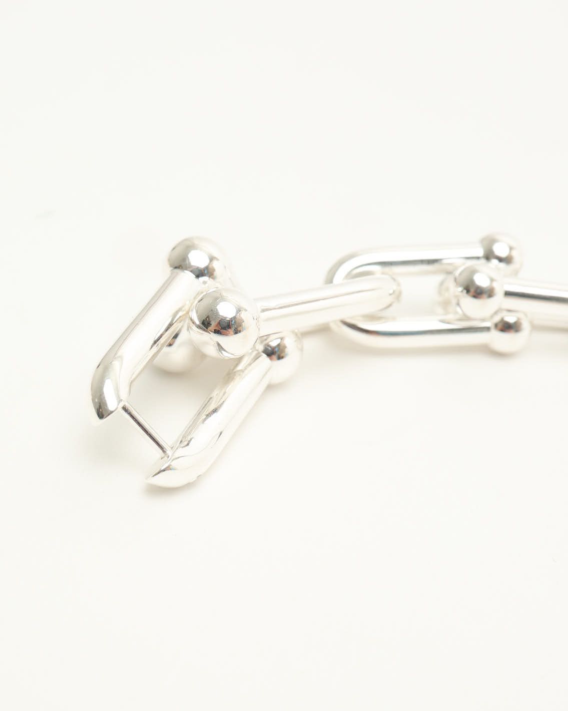 Tiffany & Co Hardwear Graduated Link Earrings In Silver