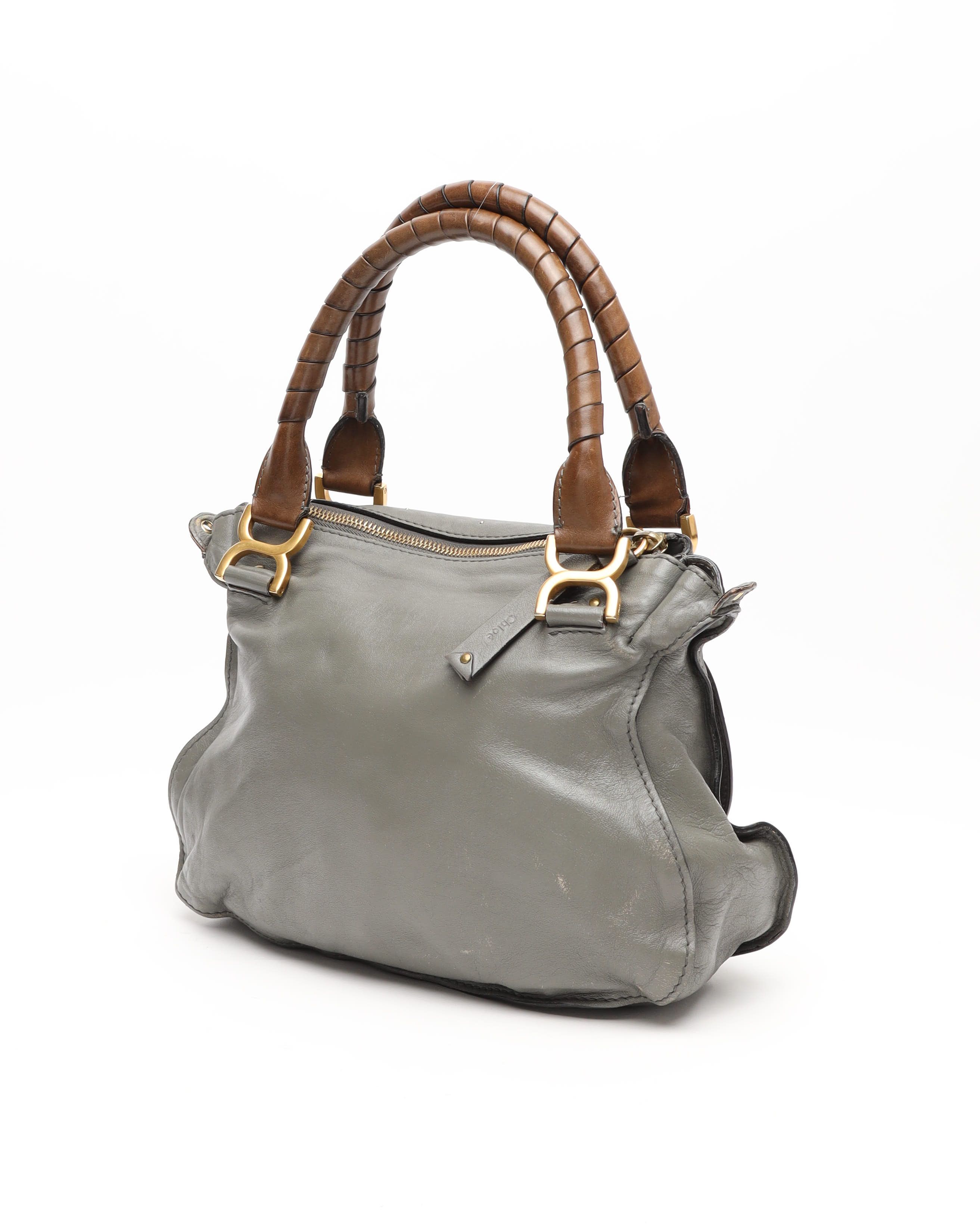 Chloé Medium Marcie Bag In Gray