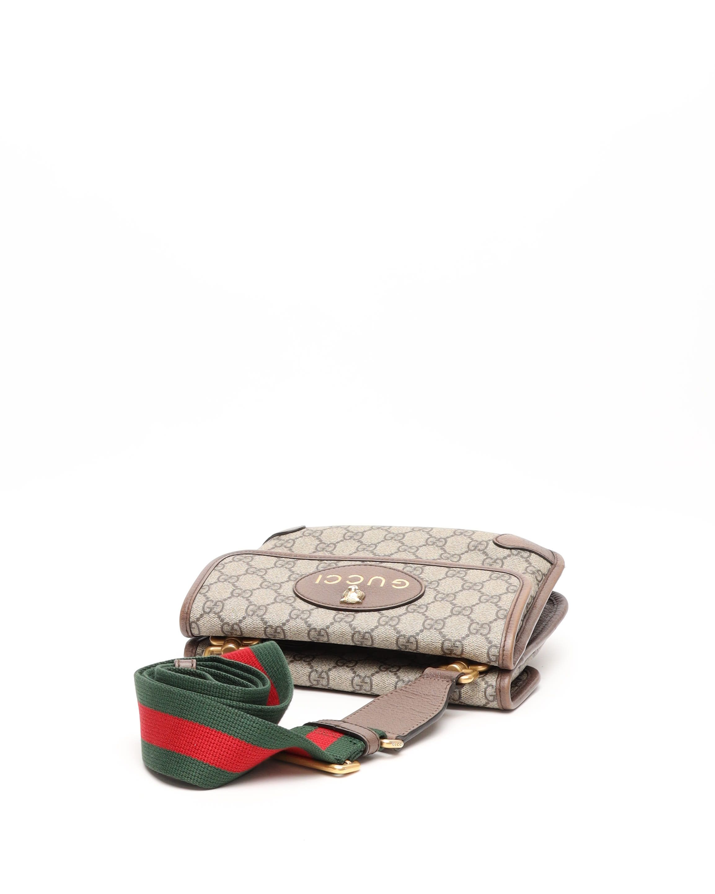 Gucci Small Neo Vintage Messenger Bag In Neutrals