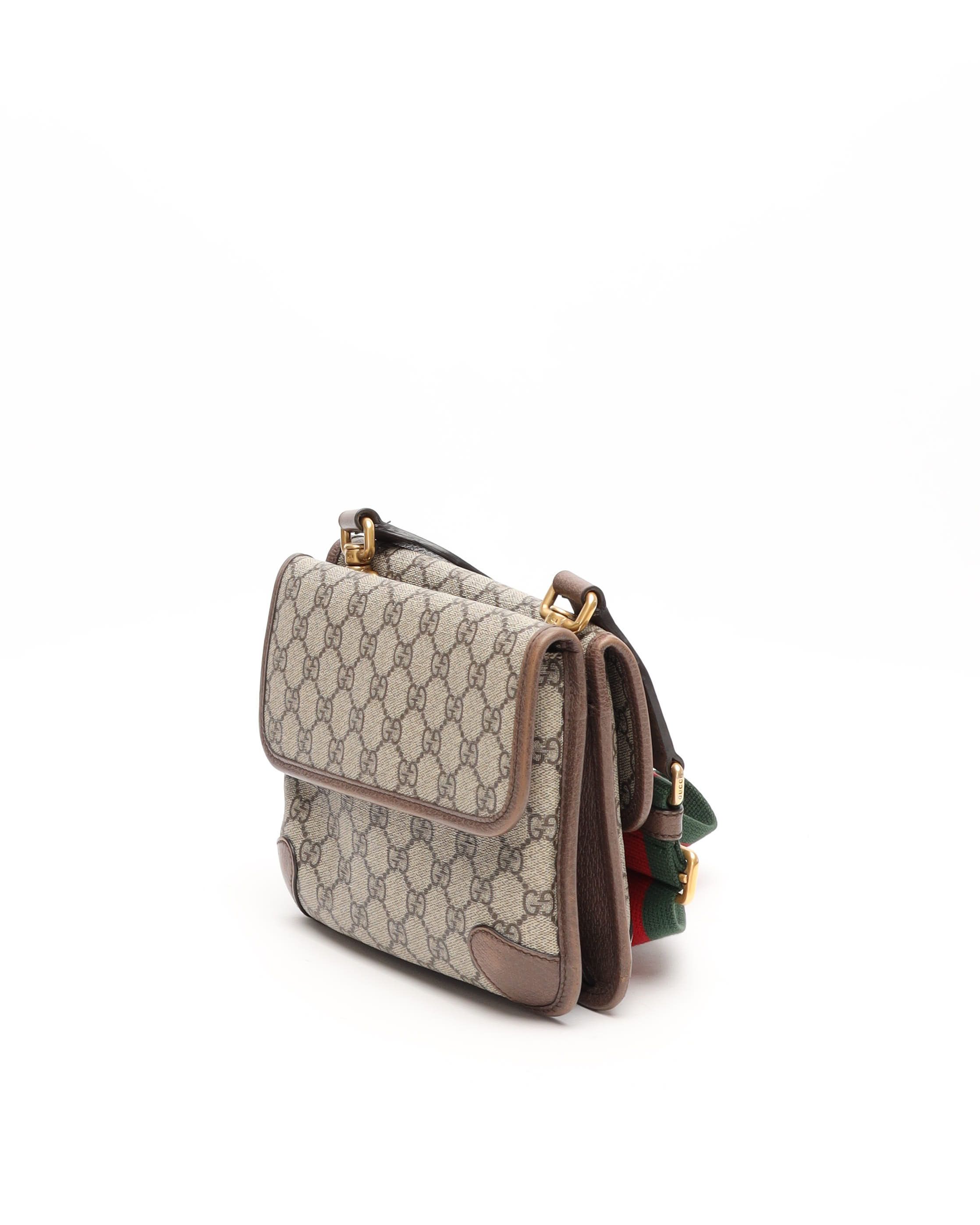Gucci Small Neo Vintage Messenger Bag In Neutrals
