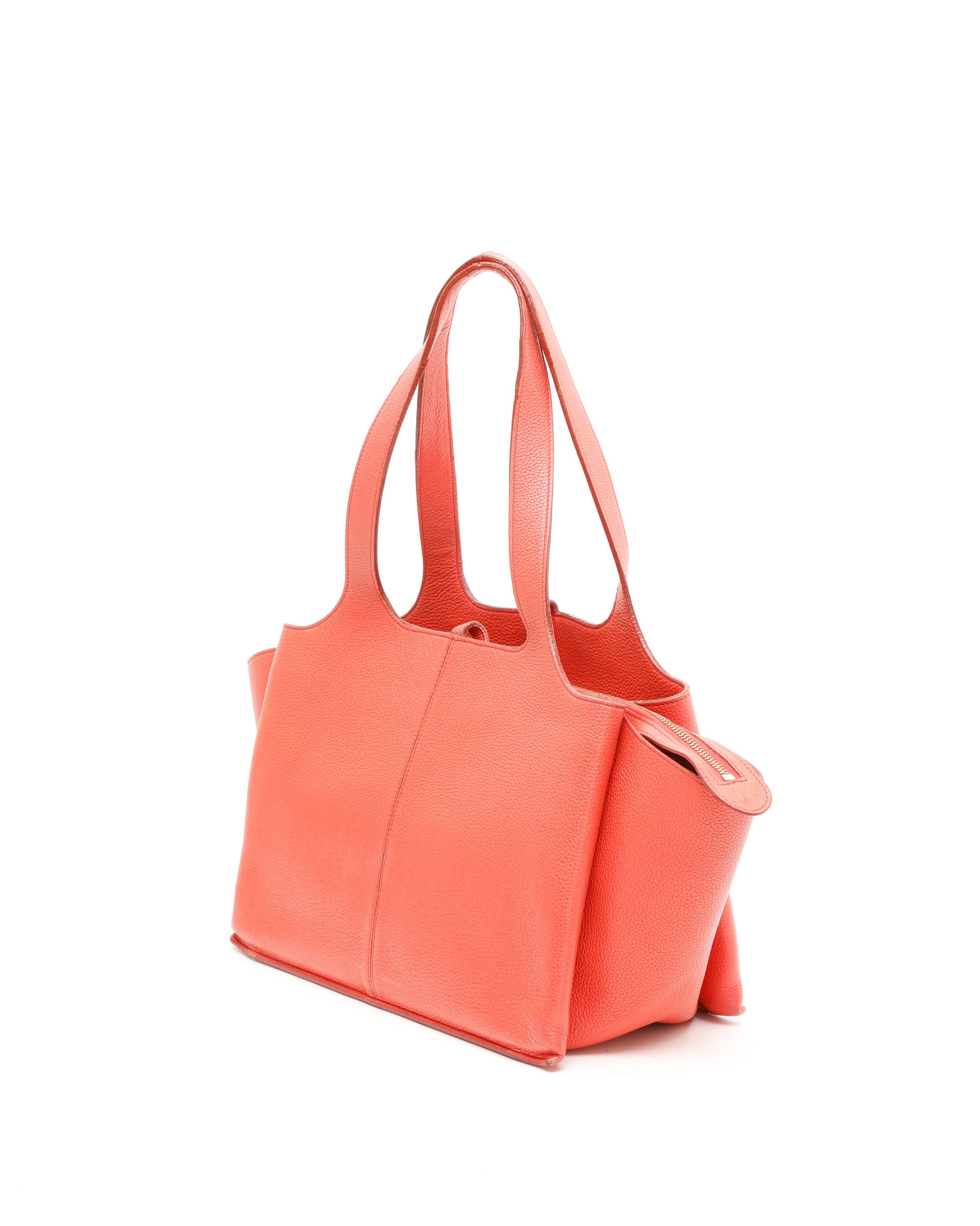 Celine Céline Small Tri-fold Bag In Pink