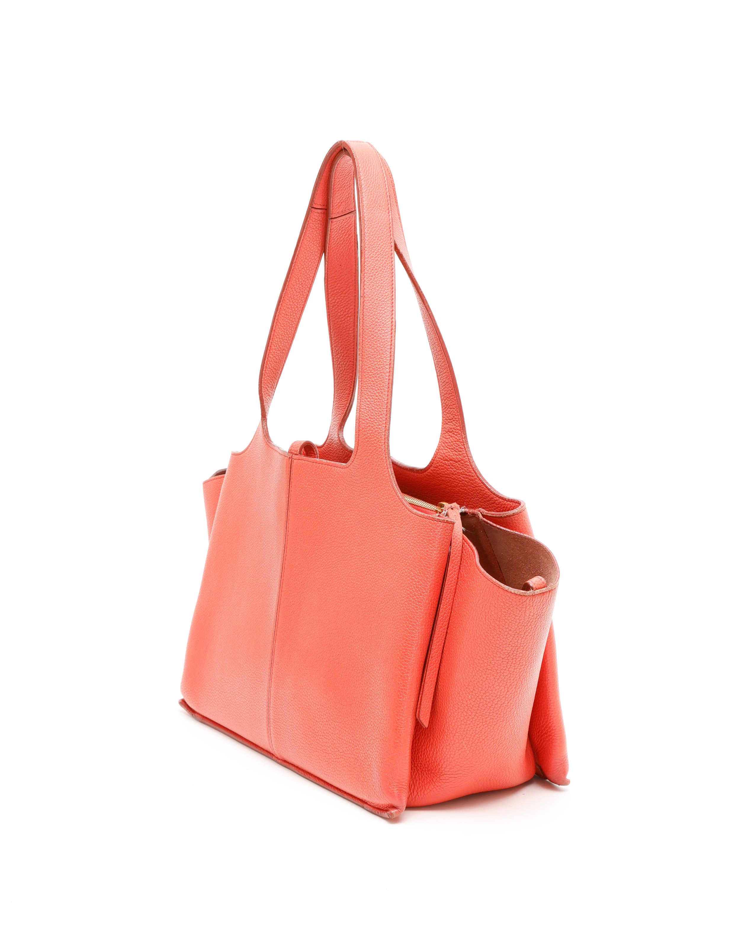 Celine Céline Small Tri-fold Bag In Pink
