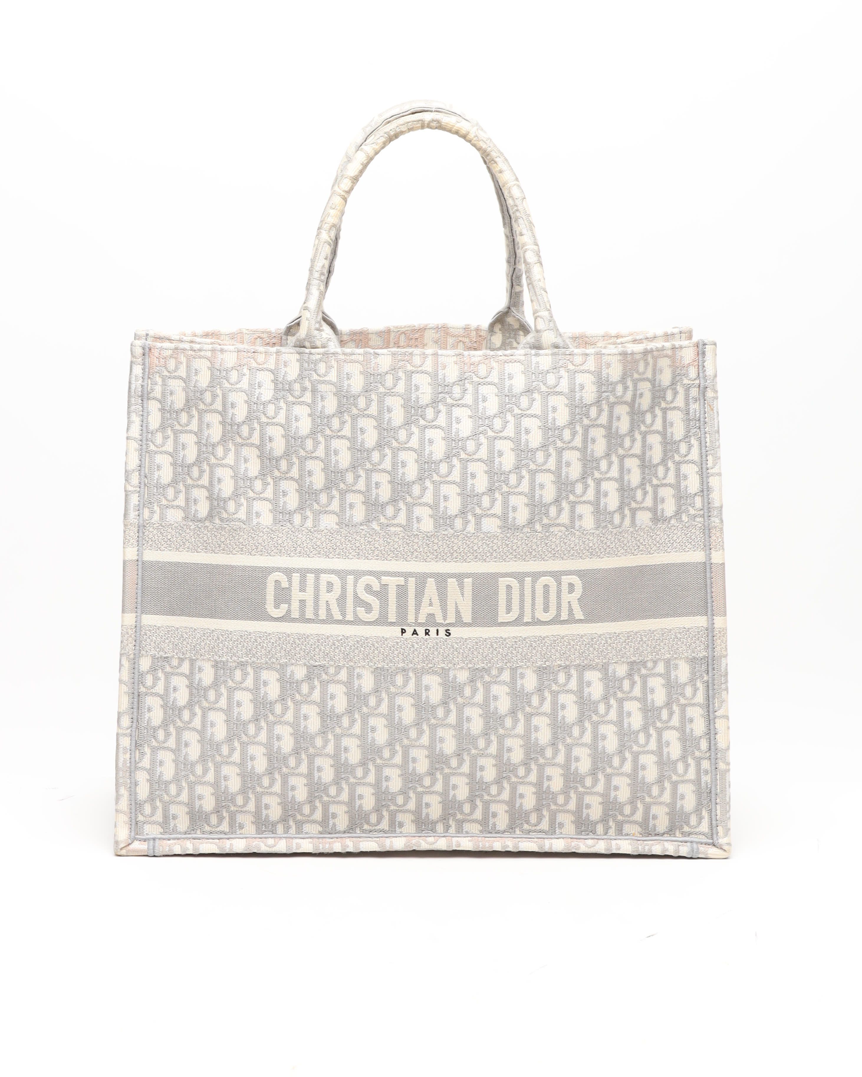 Christian Dior Large Oblique Book Tote Bag