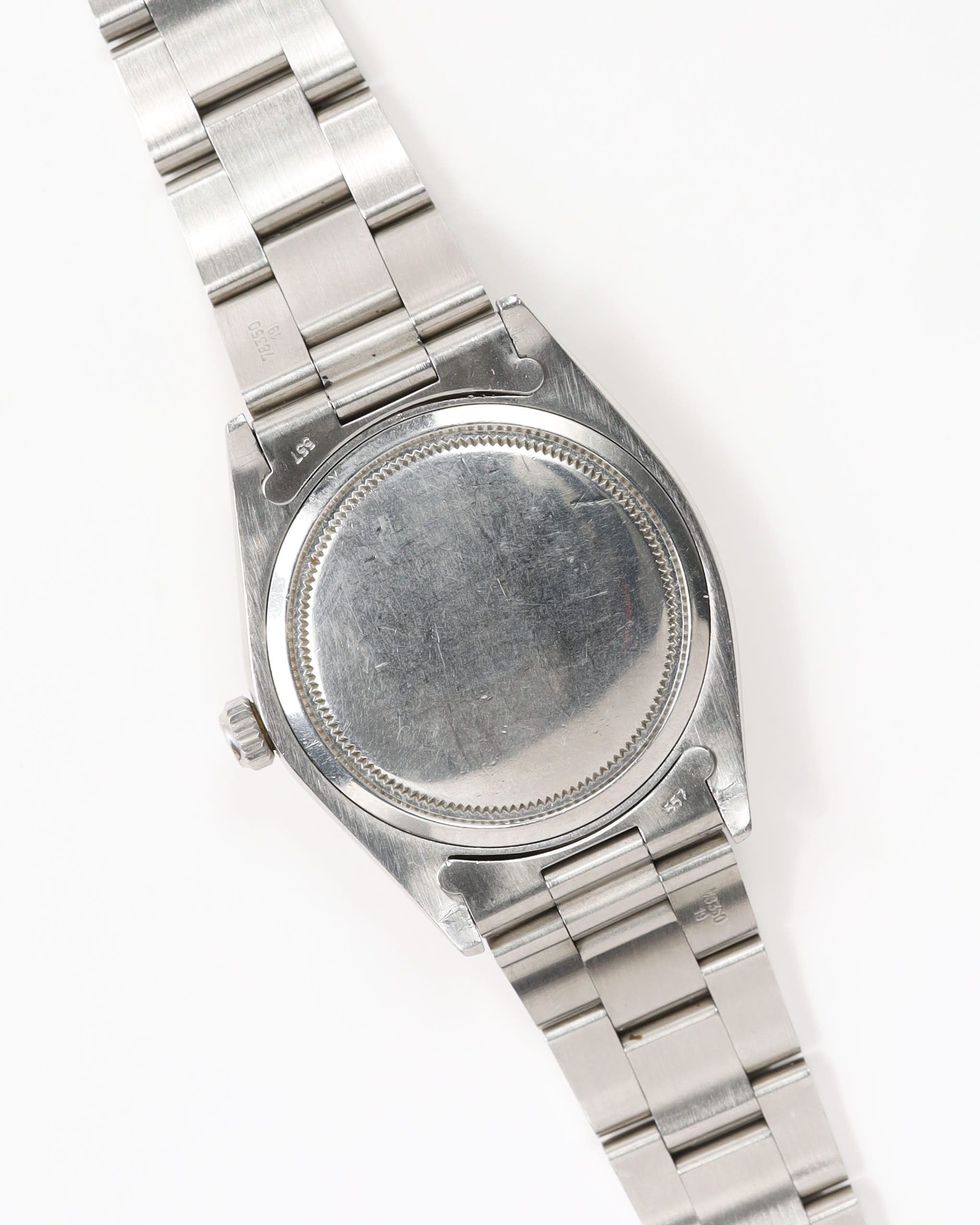 Rolex Oysterdate Precision 34mm Ref 6694 Very Rare Linen Dial 1970 Watch In Silver