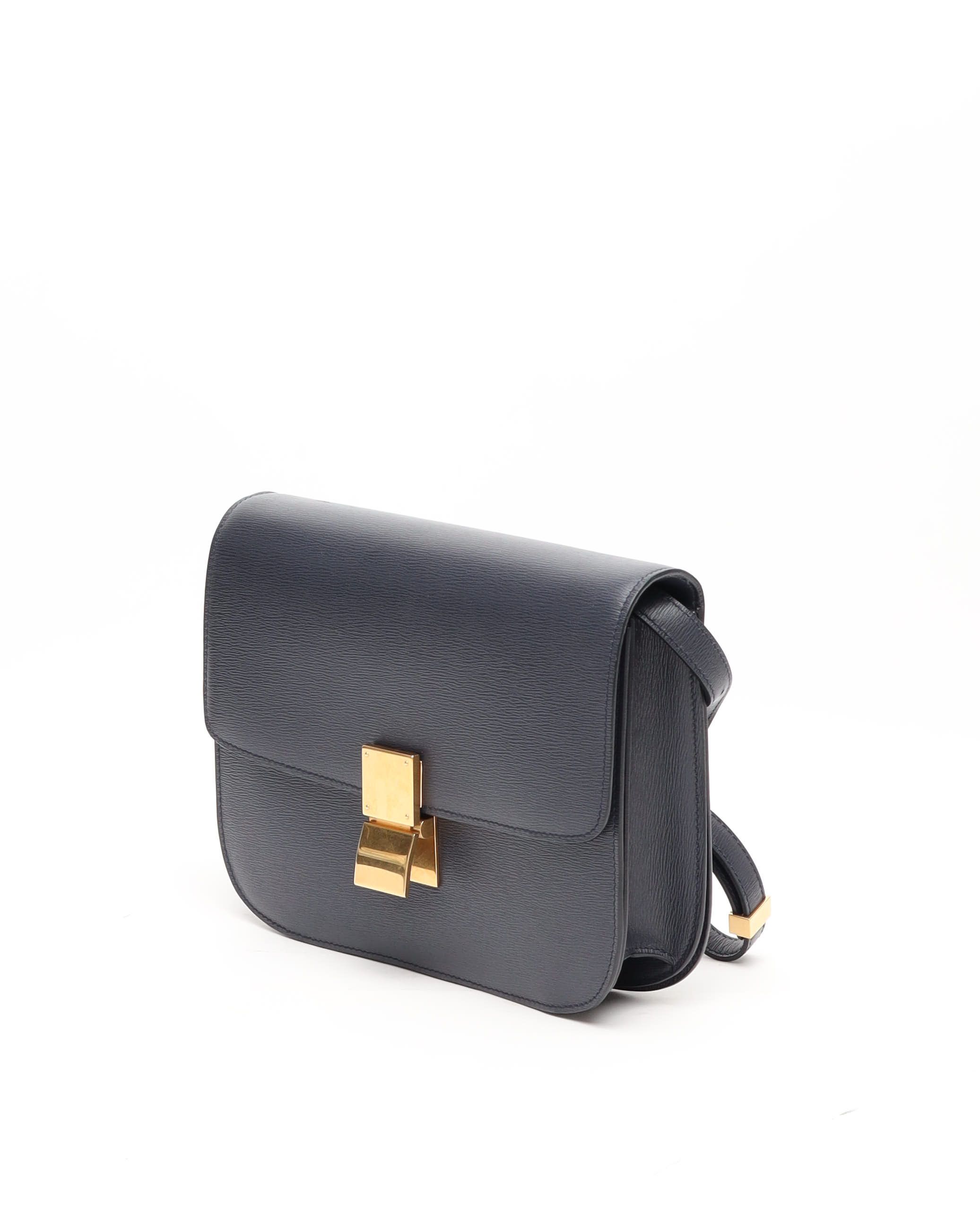 Celine Céline Classic Box Bag In Blue