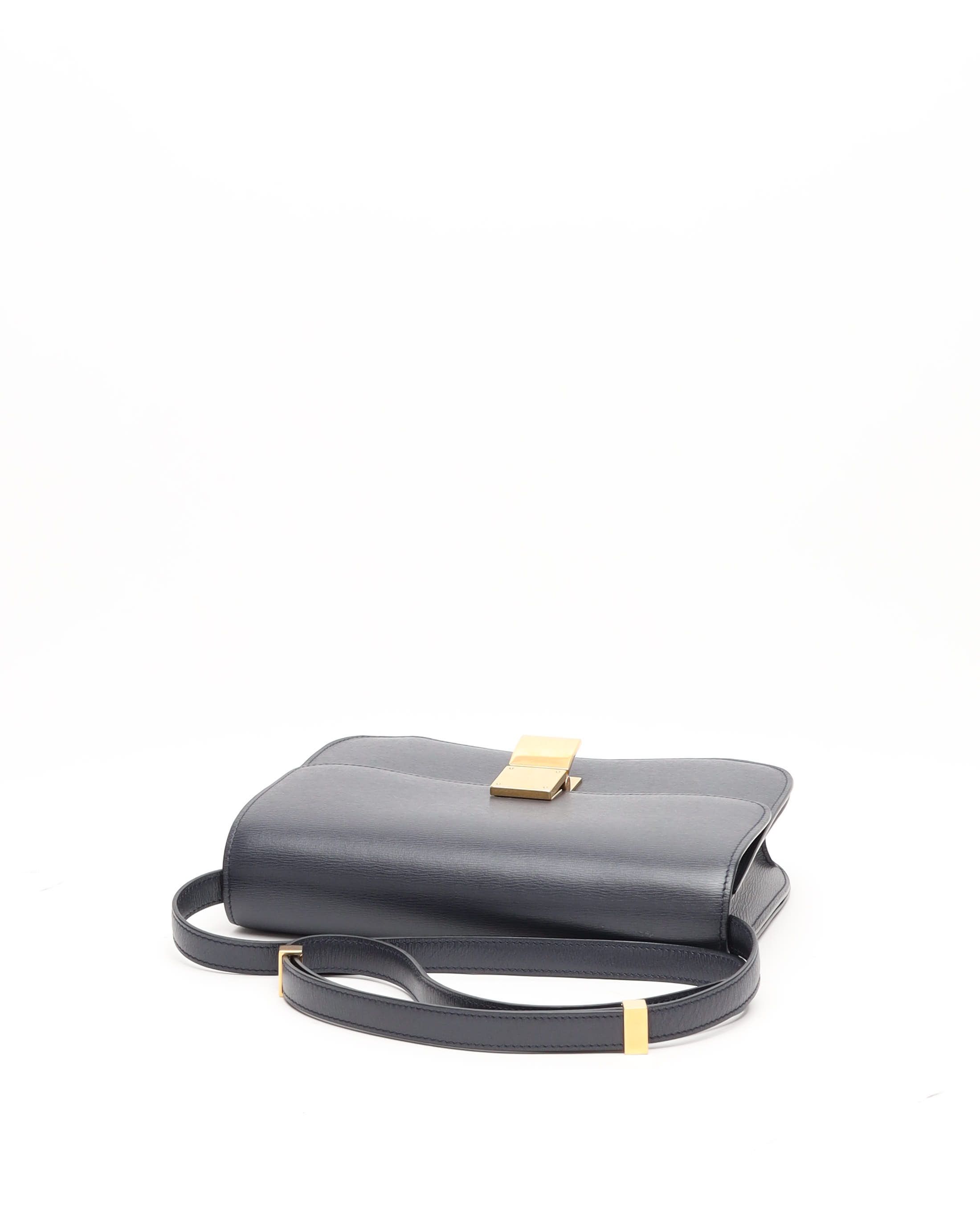 Celine Céline Classic Box Bag In Blue