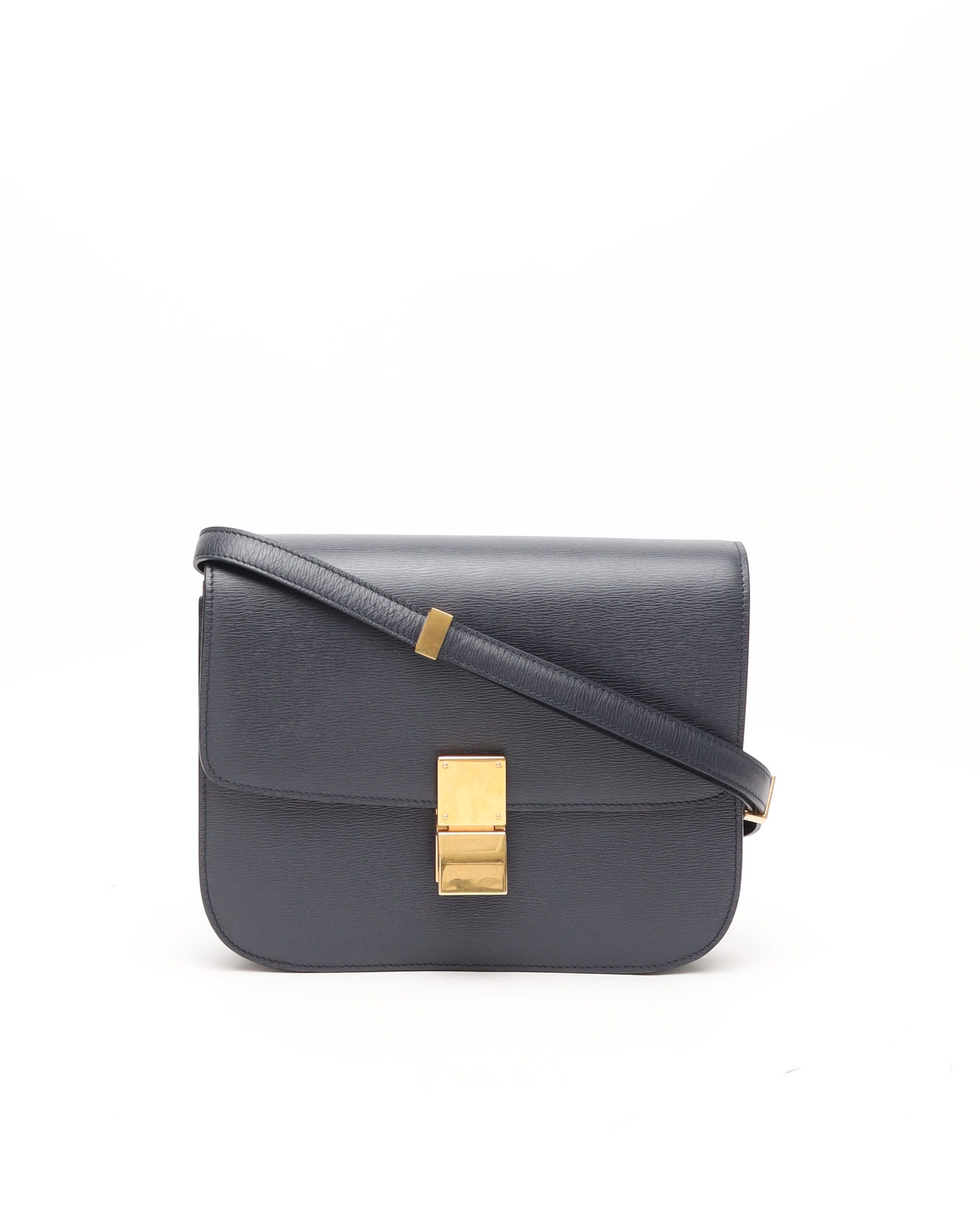 Celine Céline Classic Box Bag In Blue