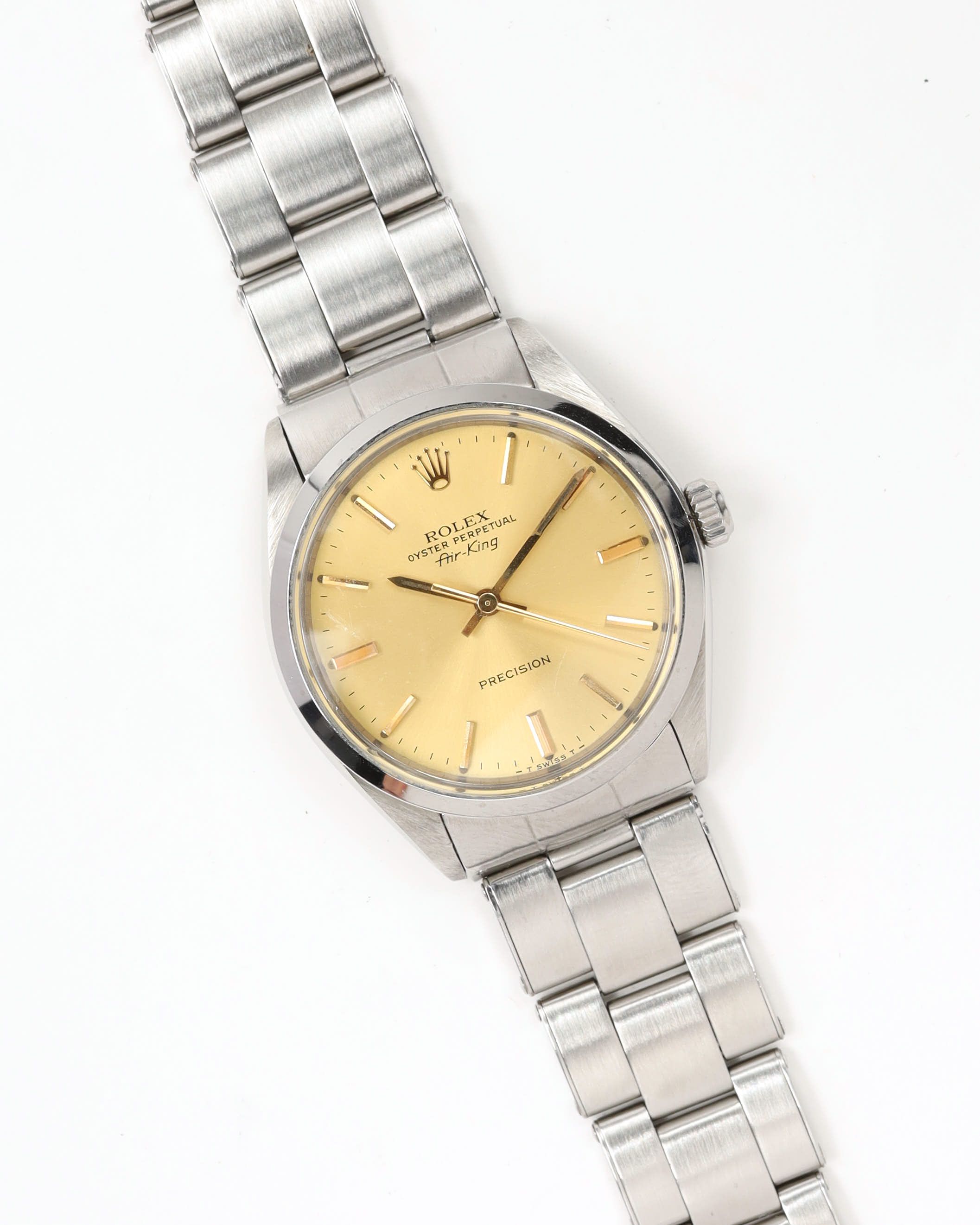 Rolex Air-king 34mm Ref 5500 Watch In Silver