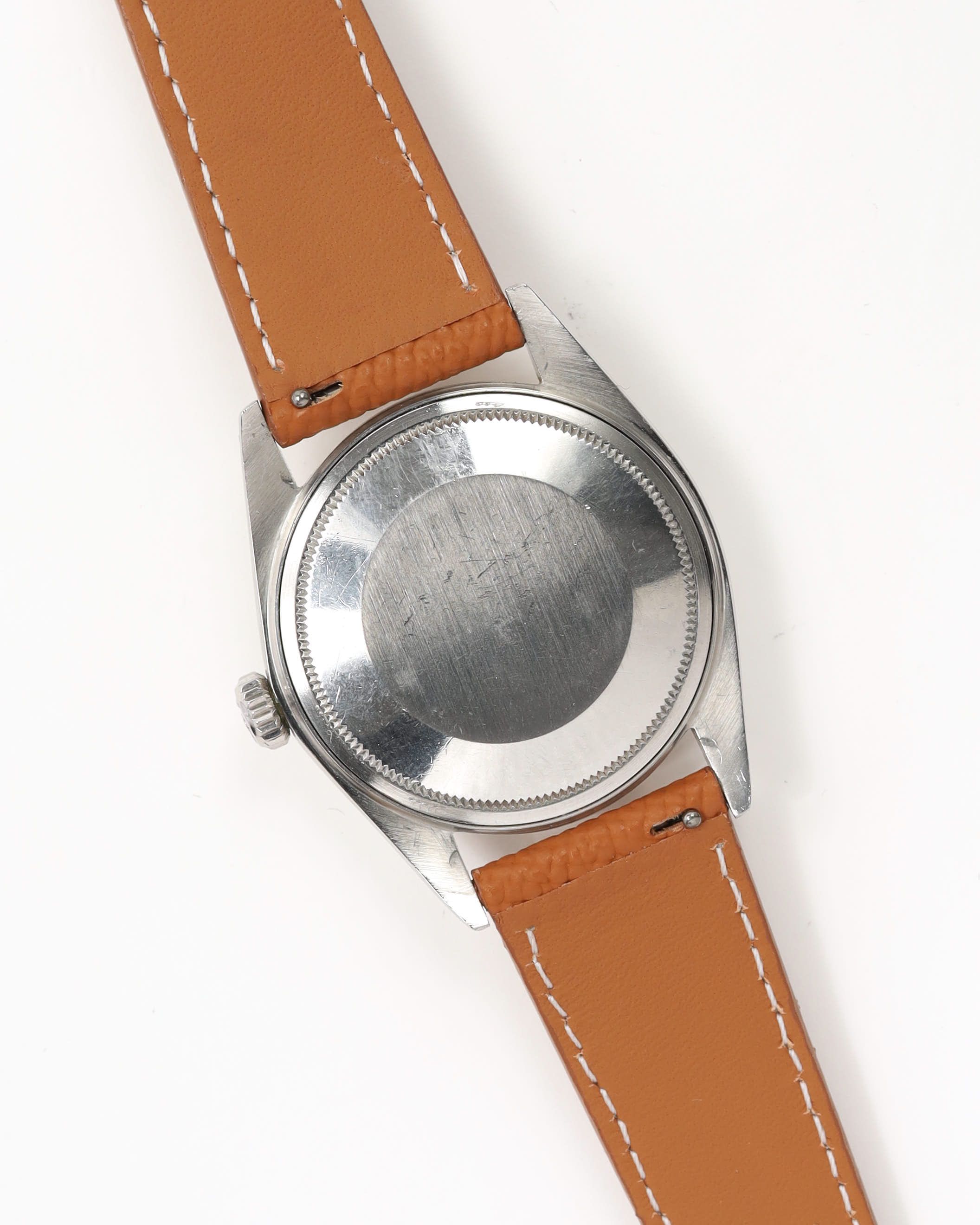 Rolex Datejust 36mm Ref 1601 Wide Boy Watch In Brown