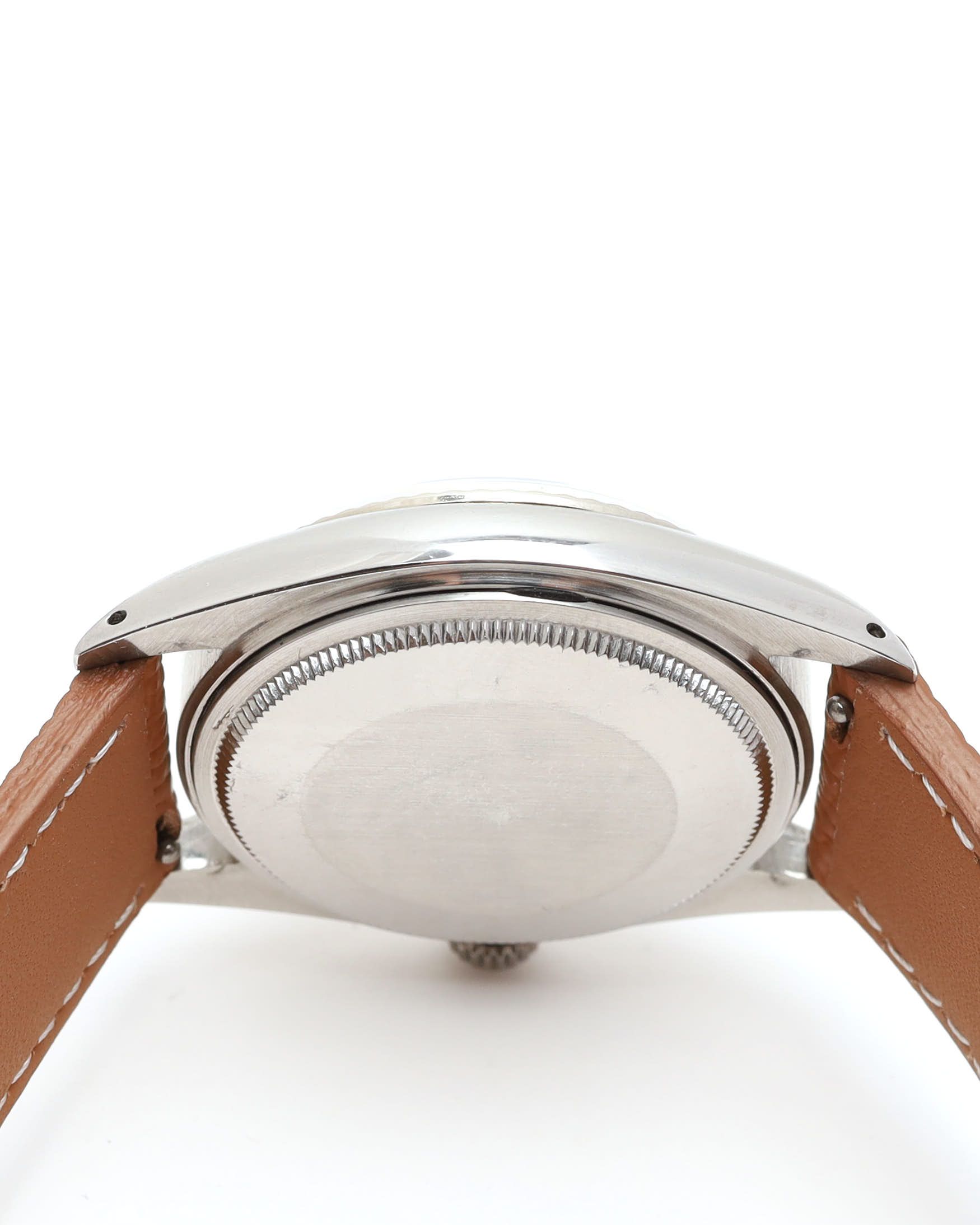 Rolex Datejust 36mm Ref 1601 Wide Boy Watch In Brown